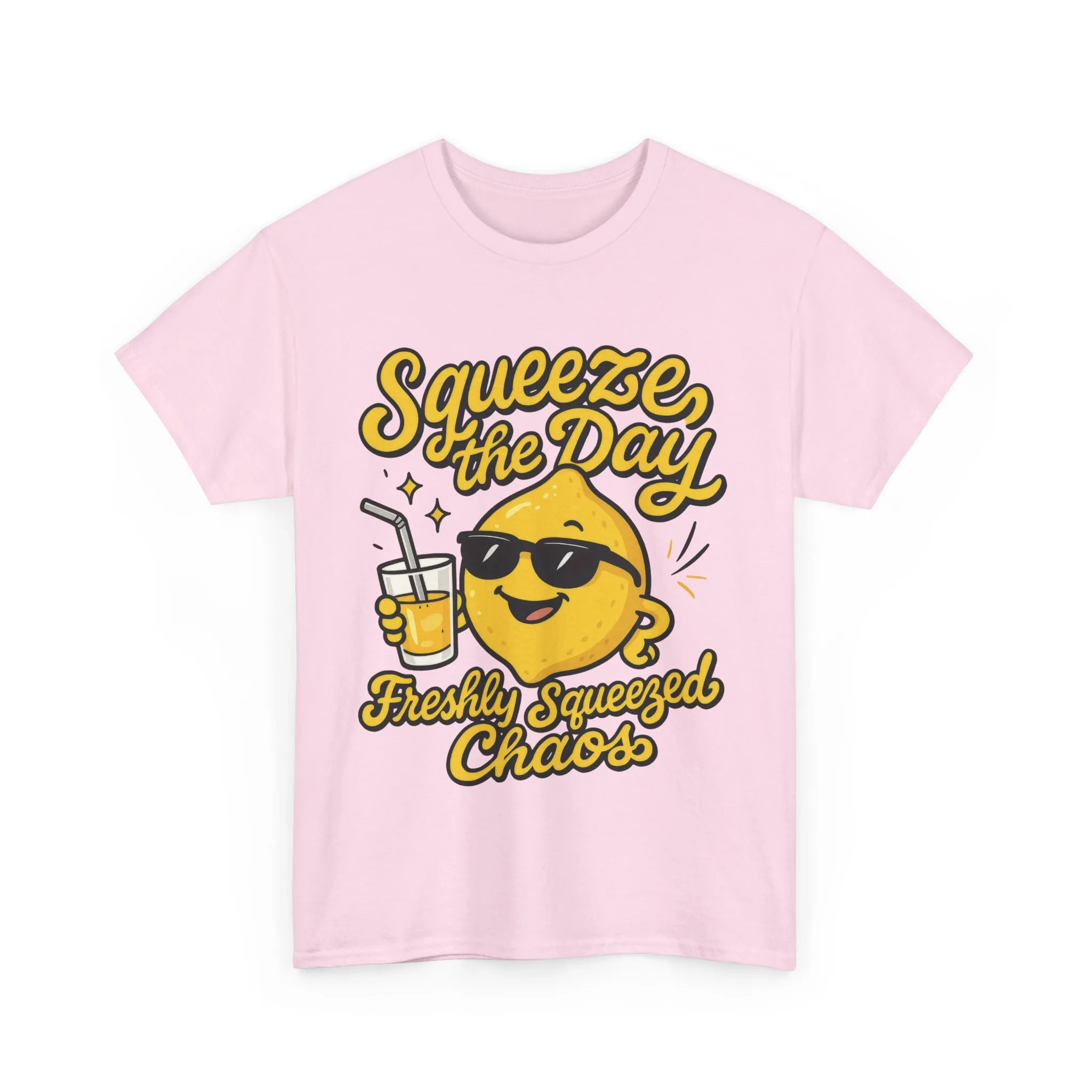 Funny Lemon Shirt for Women - Squeeze The Day Freshly Squeezed Chaos Tee - Cute Positive Citrus Graphic Tee, Fun Summer Tee for Beach Vibes - Image 25