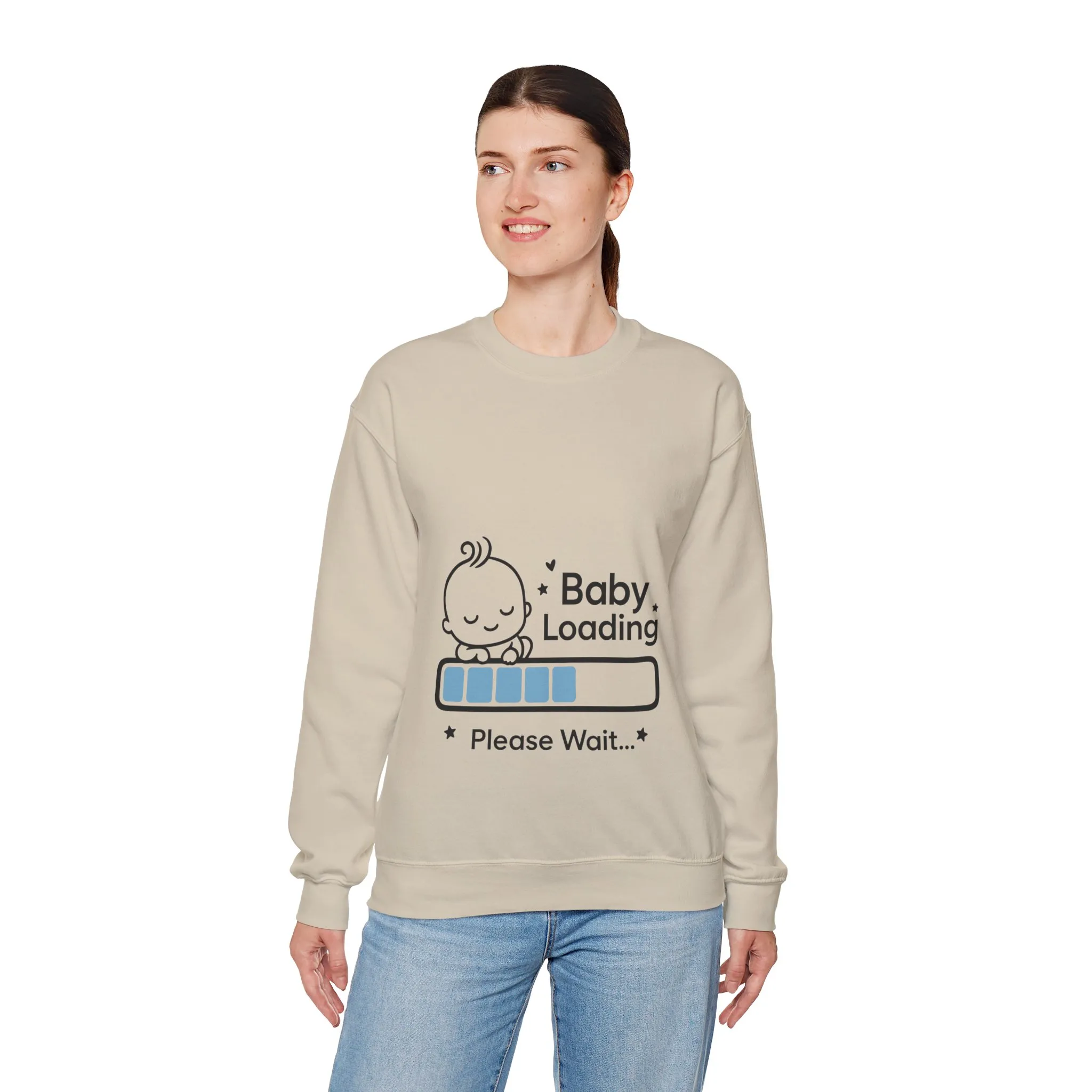 Baby Loading Maternity Sweatshirt, Pregnancy Announcement Shirt, Mom To Be Gift, Expecting Baby Gift, Pregnancy Reveal Top, Baby Shower Gift - Image 33