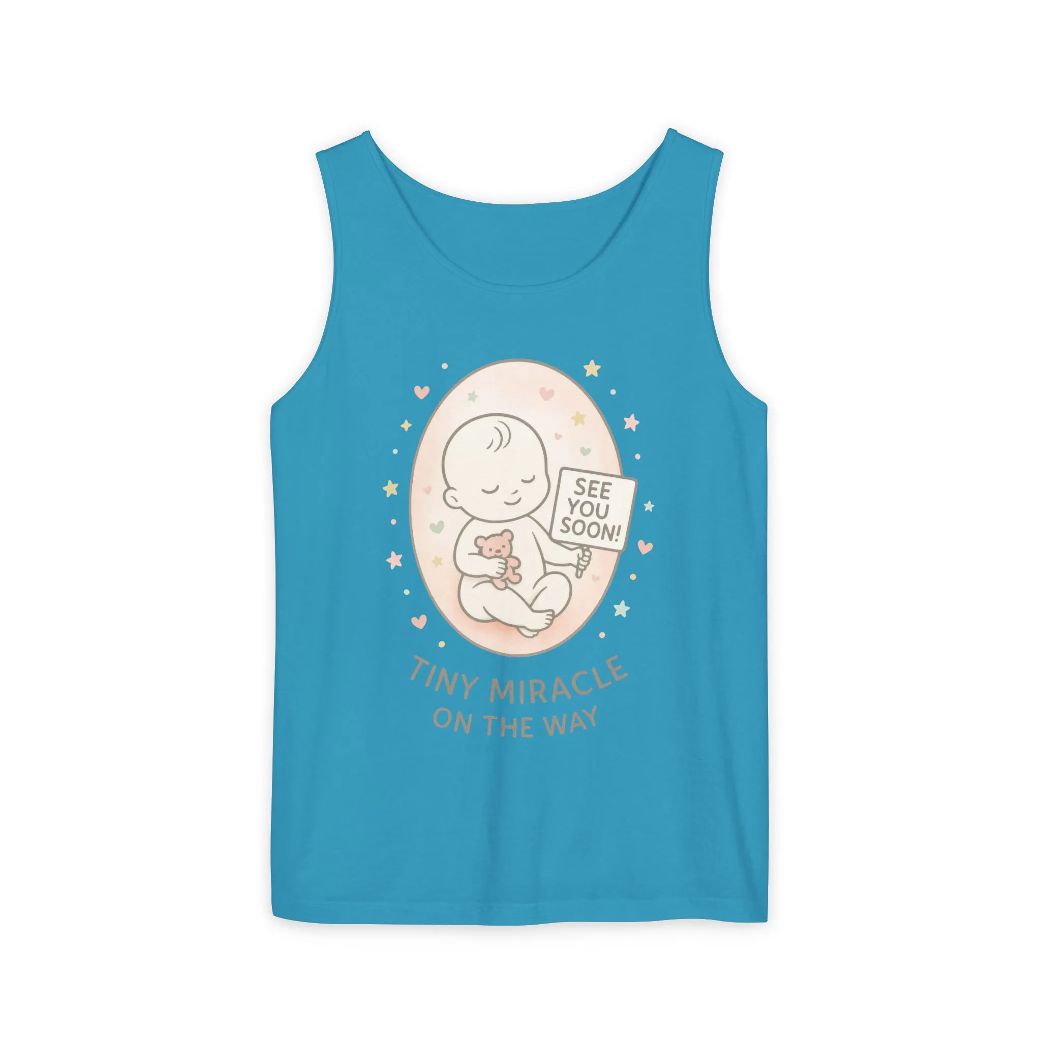 Coming Soon Maternity Tank Top, Cute Baby Pregnancy Announcement Shirt, Expecting Mom Gift, Gender Reveal Tee, Baby Shower Gift - Image 11