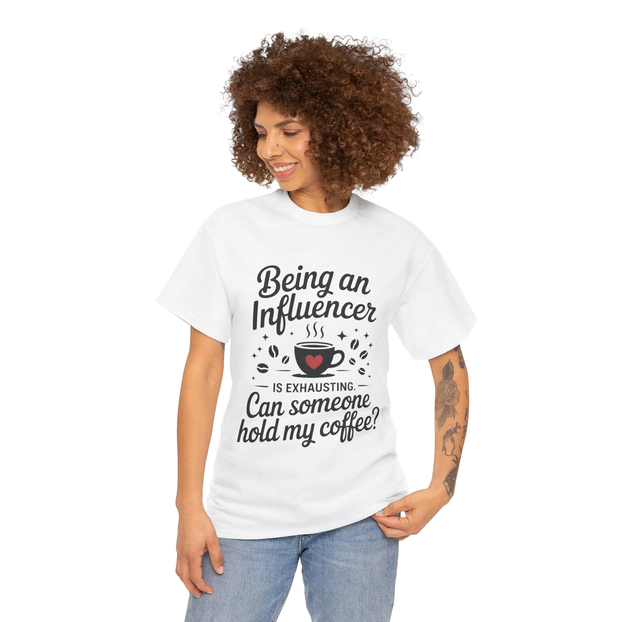 Social Media Humor Women's Shirt, Funny Influencer Tee, Content Creators, instagram girl top, tiktok fashion, Perfect for Coffee Lovers