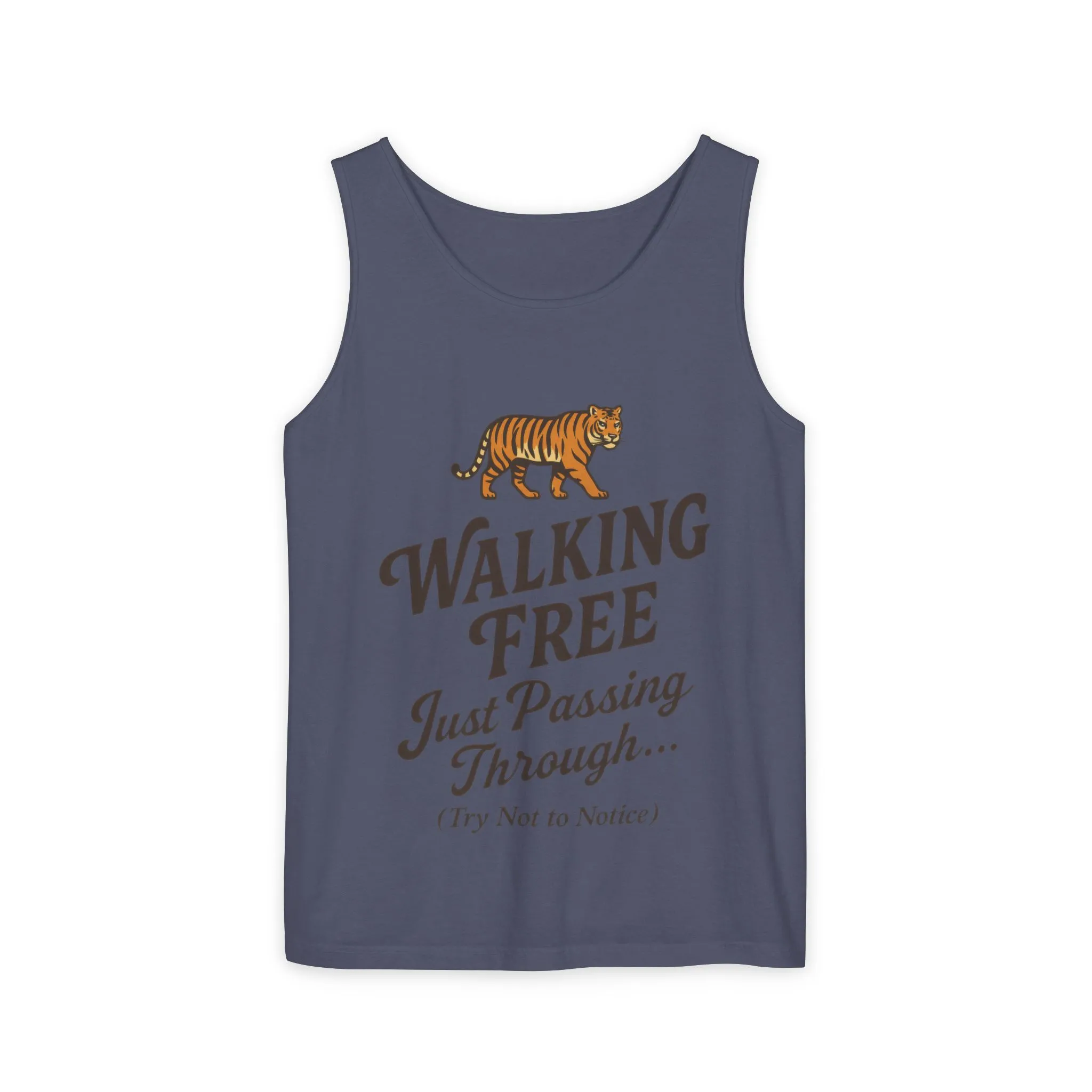 Walking Free Mens Tiger Tank Top, Funny Sleeveless Shirt - Wild Animal Summer Top, Mens Beachwear, Gift for Wild Life Lovers - Image 25