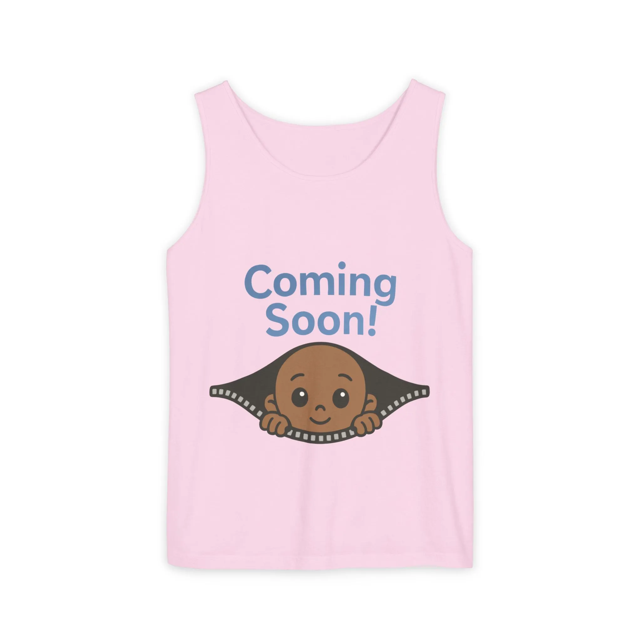 Coming Soon Maternity Tank Top, Cute Baby Boy Pregnancy Announcement Tee, Funny Expecting Mom Gift, Gender Reveal Tee, Baby Shower Top - Image 17