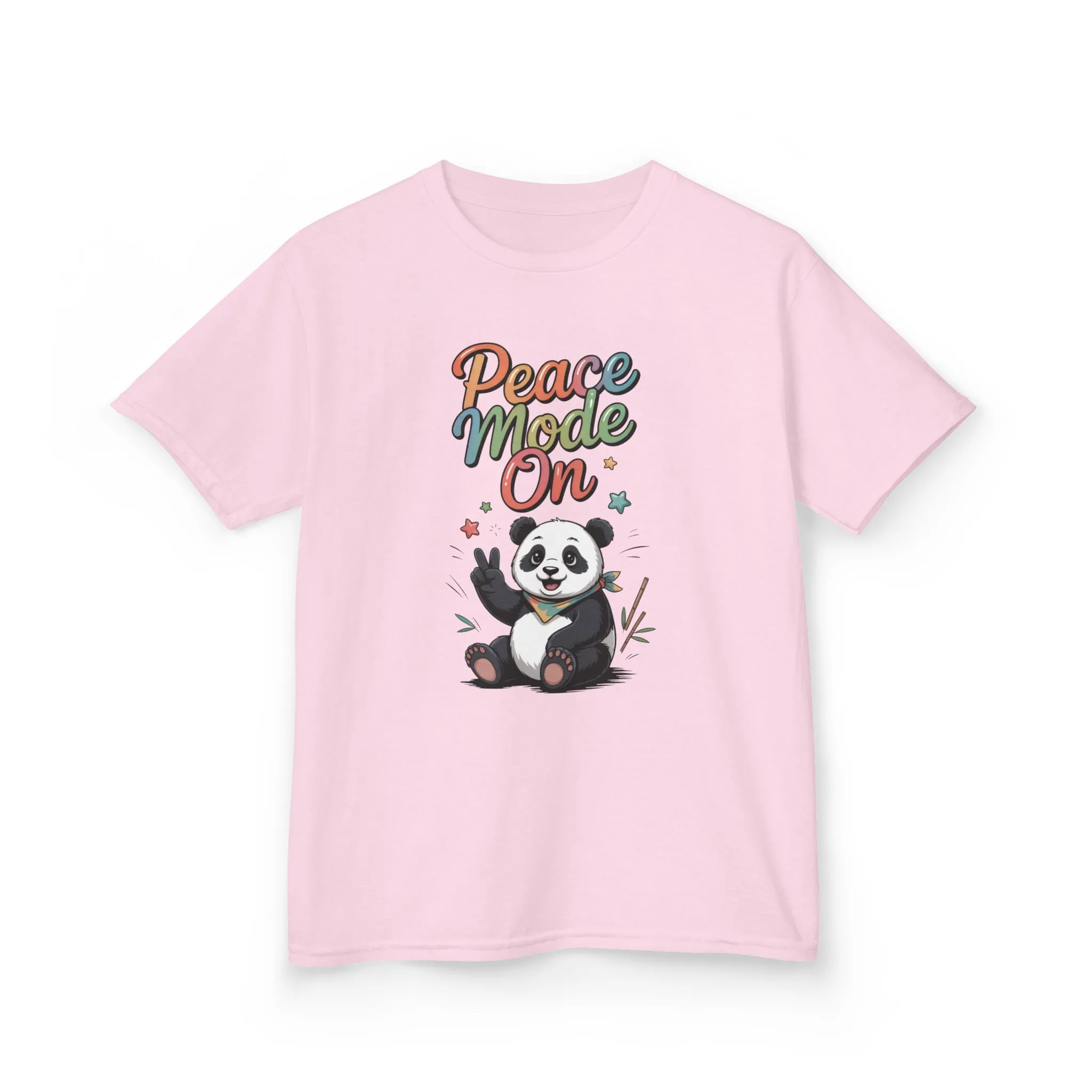 Peace Mode On Kids Tee, Cute Panda Shirt, Fun Gift for Children, Peace-Themed Apparel, Perfect for Birthdays, Casual Wear - Image 22