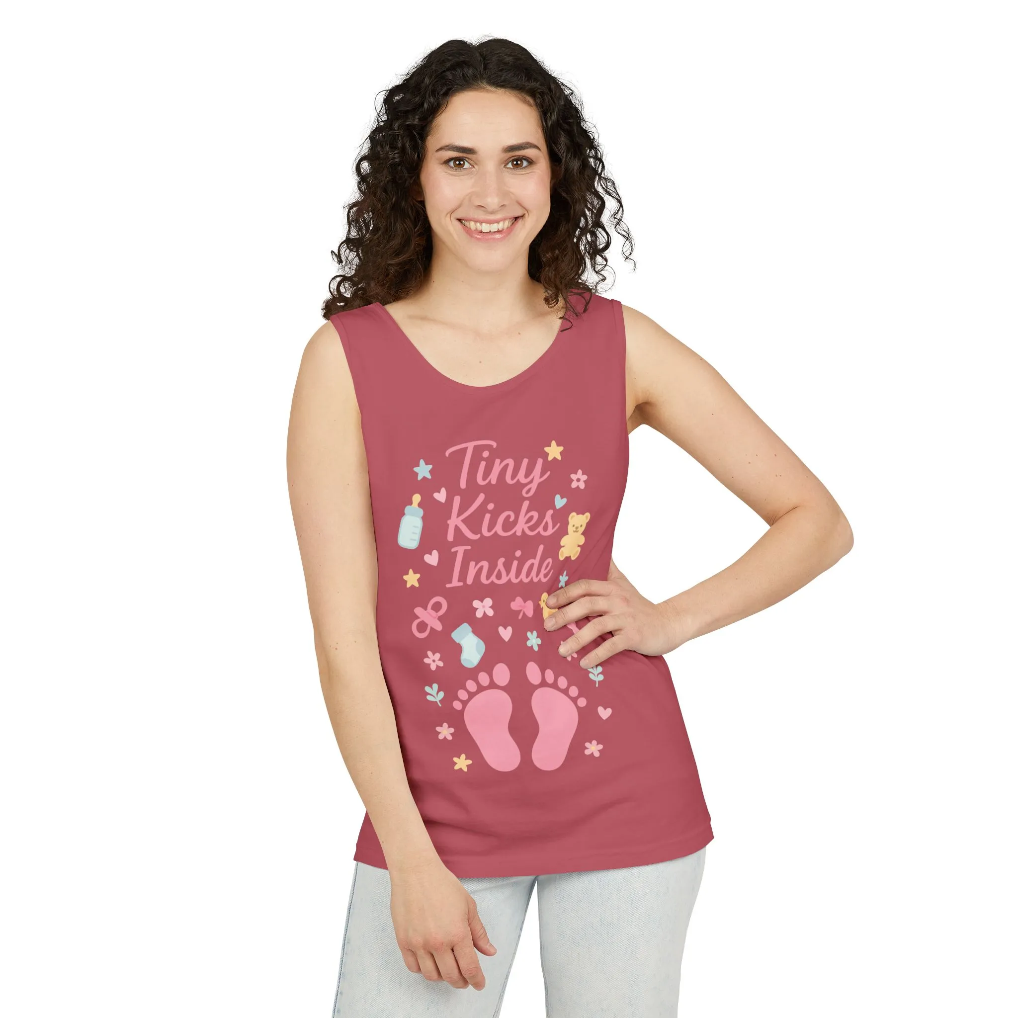 Maternity Tank Top Pregnancy Announcement Shirt, Cute Mom To Be Gift, Expecting Baby Gift, Pregnancy Reveal Top, Baby Shower Shirt - Image 32