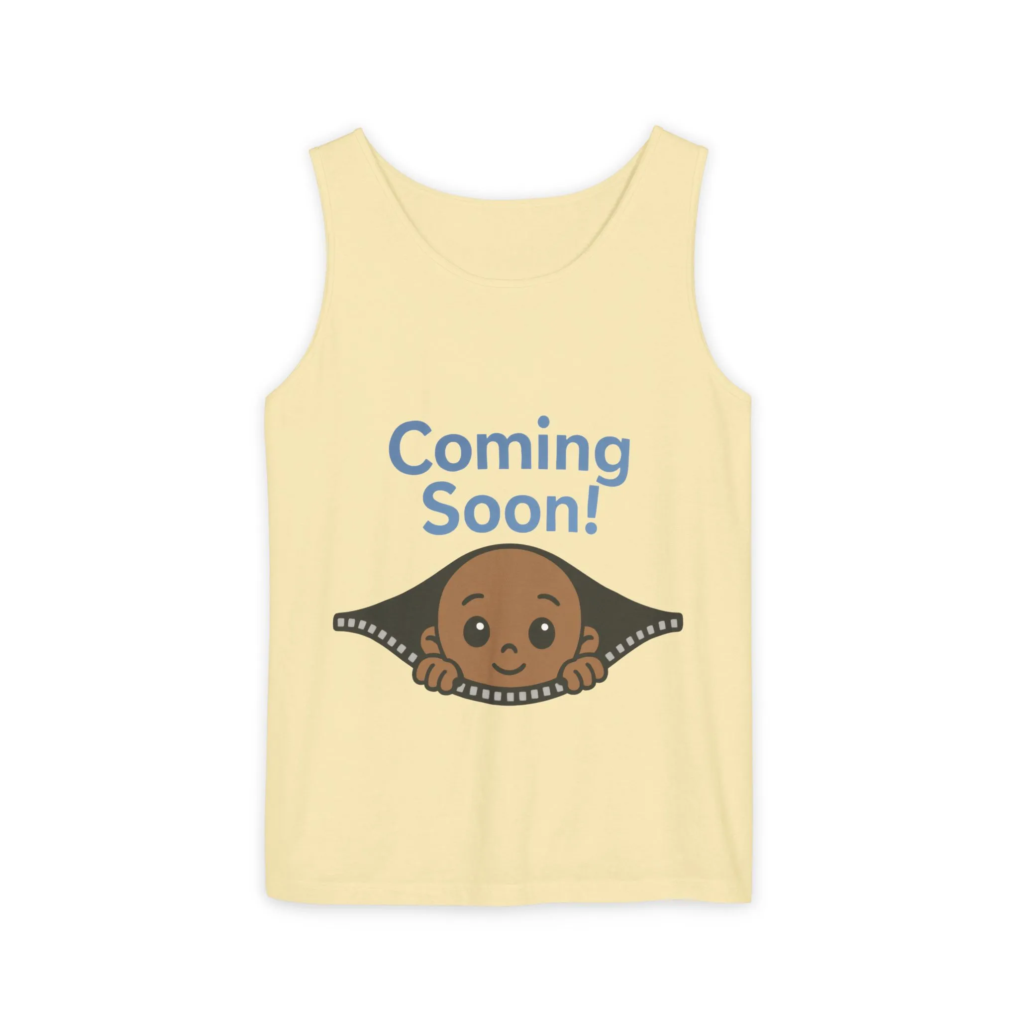 Coming Soon Maternity Tank Top, Cute Baby Boy Pregnancy Announcement Tee, Funny Expecting Mom Gift, Gender Reveal Tee, Baby Shower Top - Image 7