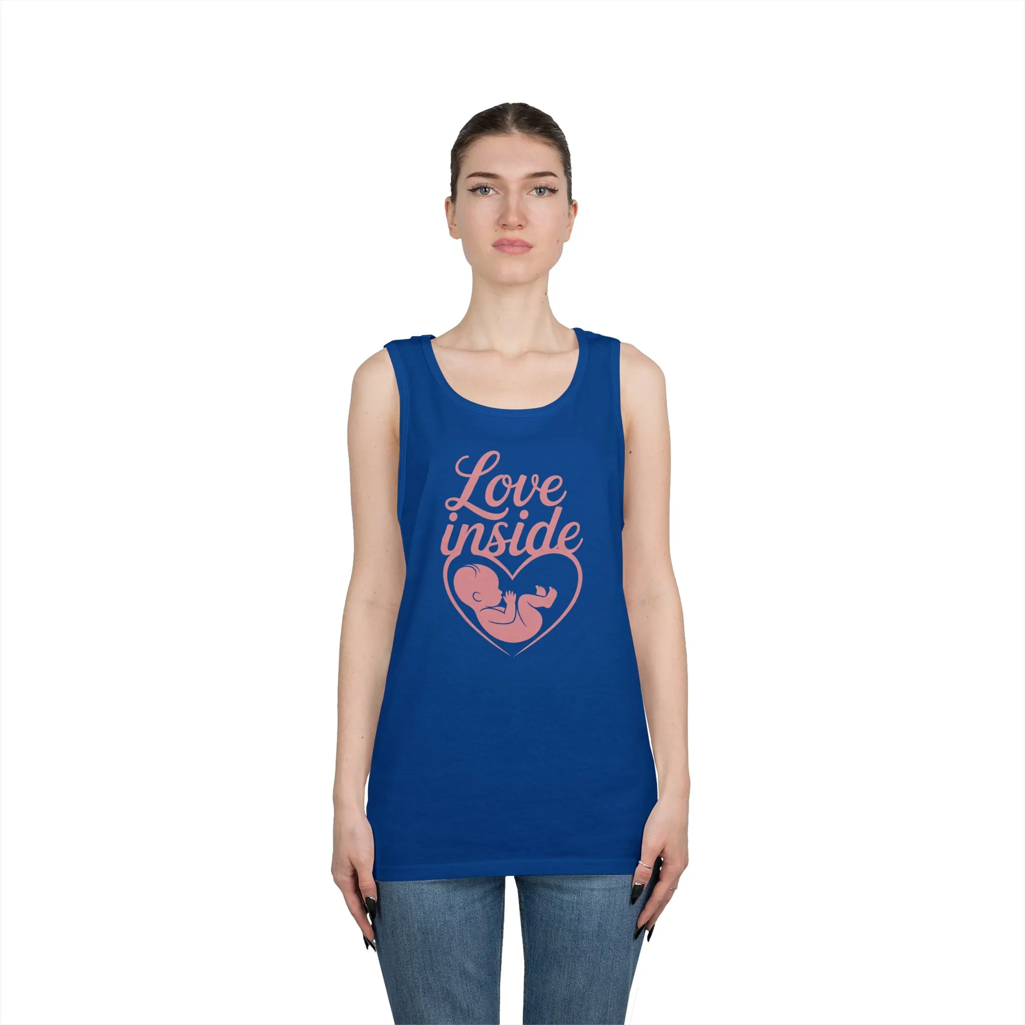 Maternity Tank Top, Pregnancy Announcement Tee, Baby Inside Mom To Be Gift, Expecting Mother Tee, Pregnancy Reveal Top, Baby Shower Top - Image 11