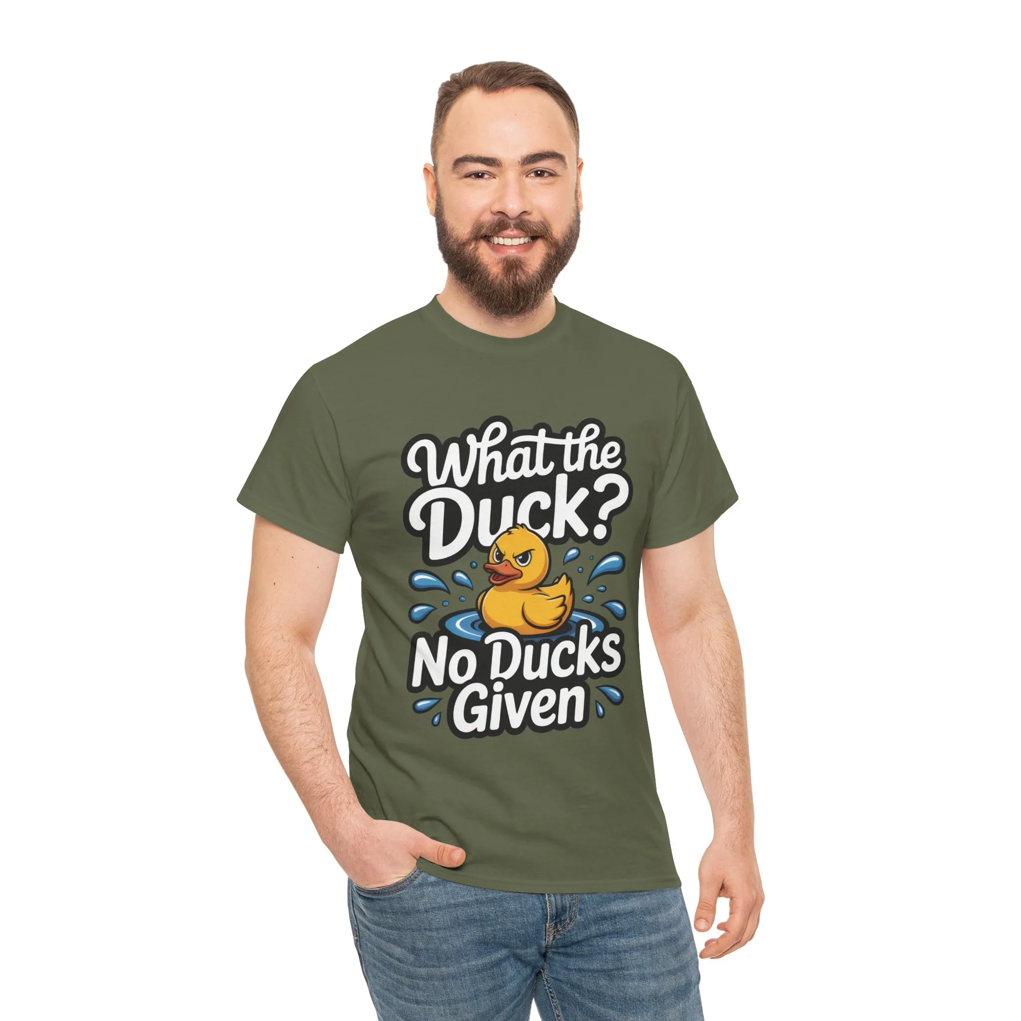 Funny Duck Shirt - No Ducks Given Tee - What The Duck Mens T-Shirt - Sarcastic Rubber Duck Graphic - Humor Gift For Him - Image 14