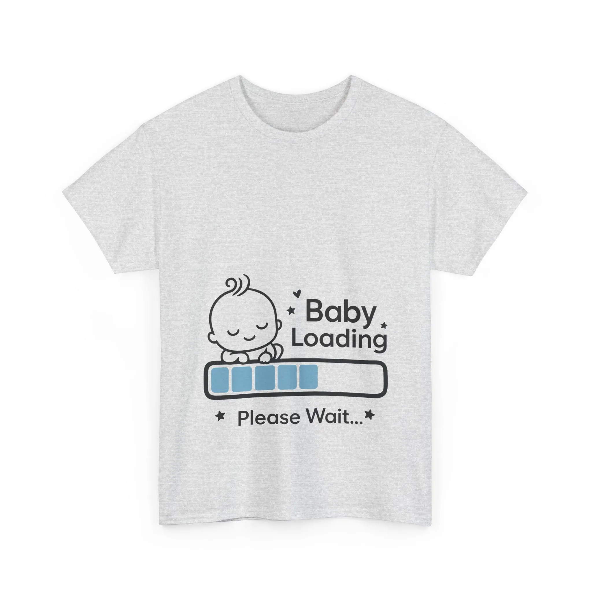 Baby Loading Maternity T-Shirt, Funny Pregnancy Announcement Tee, Mom To Be Gift, Expecting Baby Tee, Pregnancy Reveal Top, Baby Shower Gift - Image 4