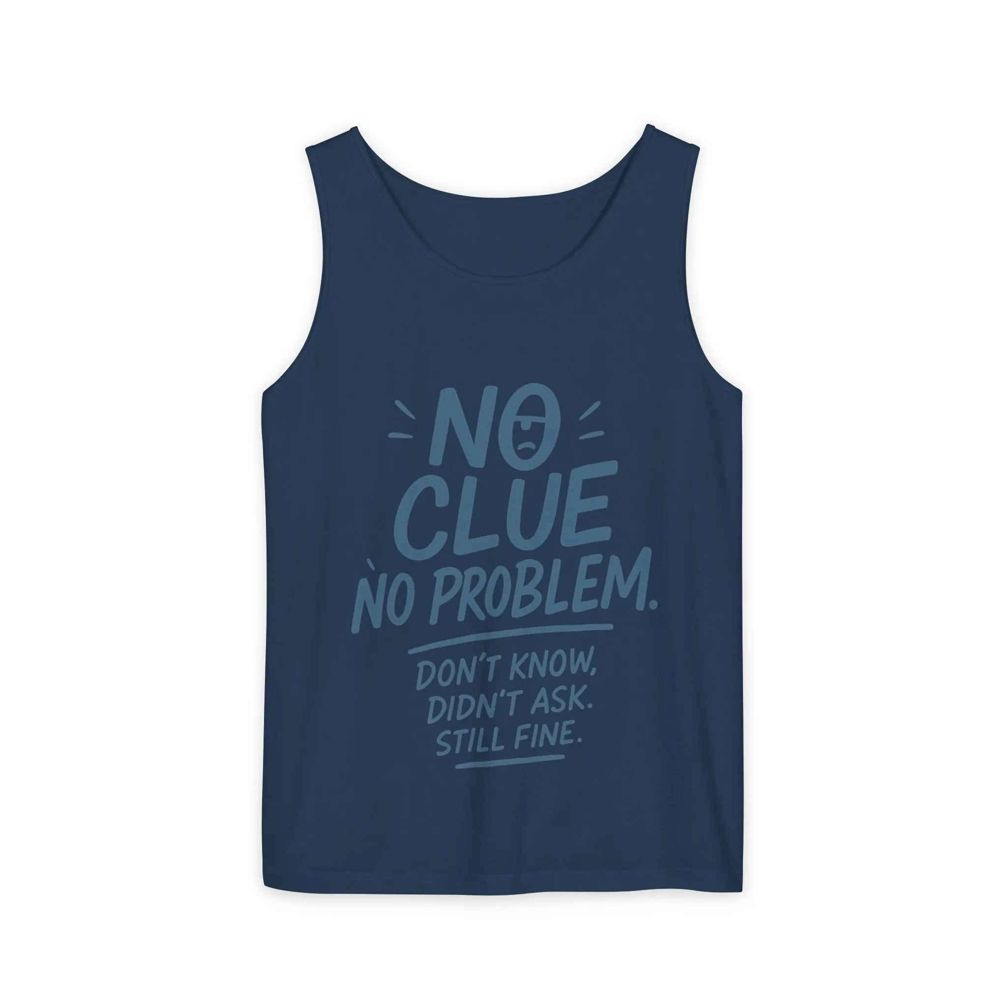 Funny No ClueWomens Tank Top, No Problem Quote Shirt, Dont Know Didnt Ask Graphic Tee, Gift for Her, Humorous Tee, Workout Sleeveless Shirt - Image 17