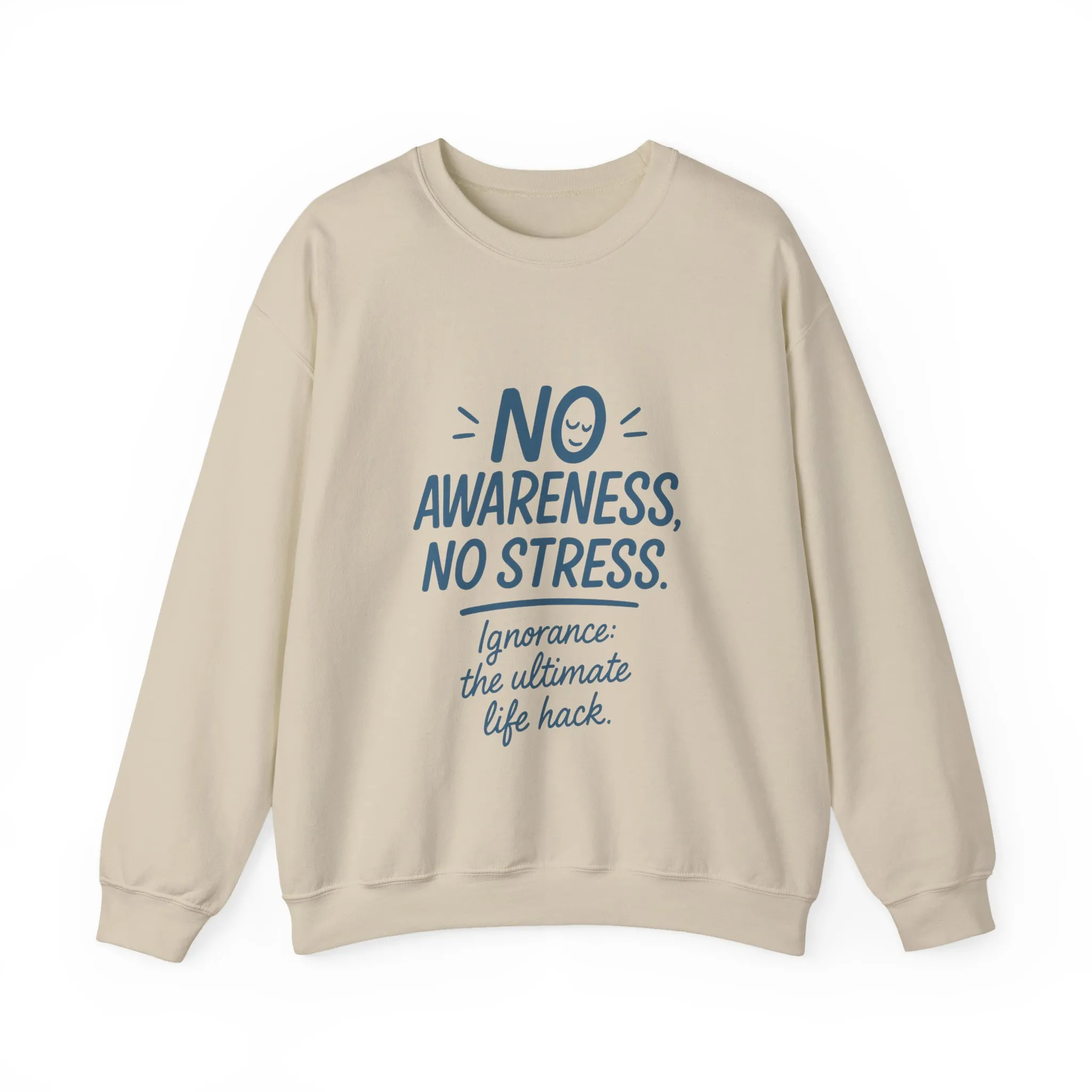 Funny Mens Mindful Crewneck Sweatshirt, Cozy Sweatshirt, Awareness Sweatshirt, Casual Style Gift, Perfect for Self-Care Days - Image 7
