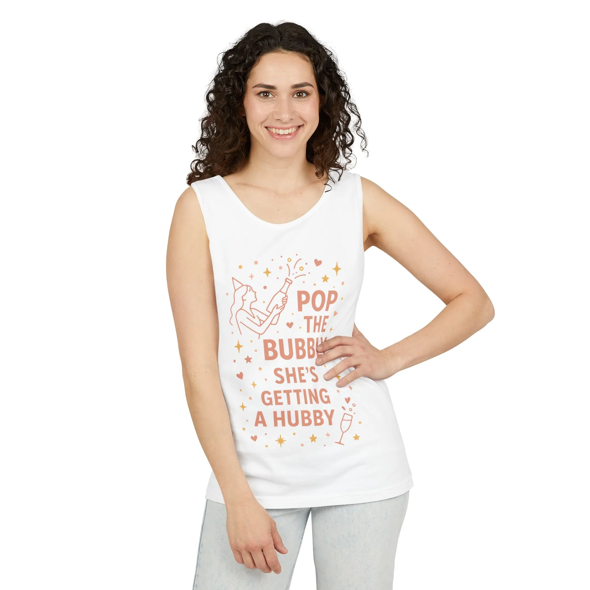 Bridal Party Tank, Bachelorette Party Tee, Bridesmaid Wedding Tee, Hen Party Top, Bridal Shower, Bridesmaids Gift - Image 4