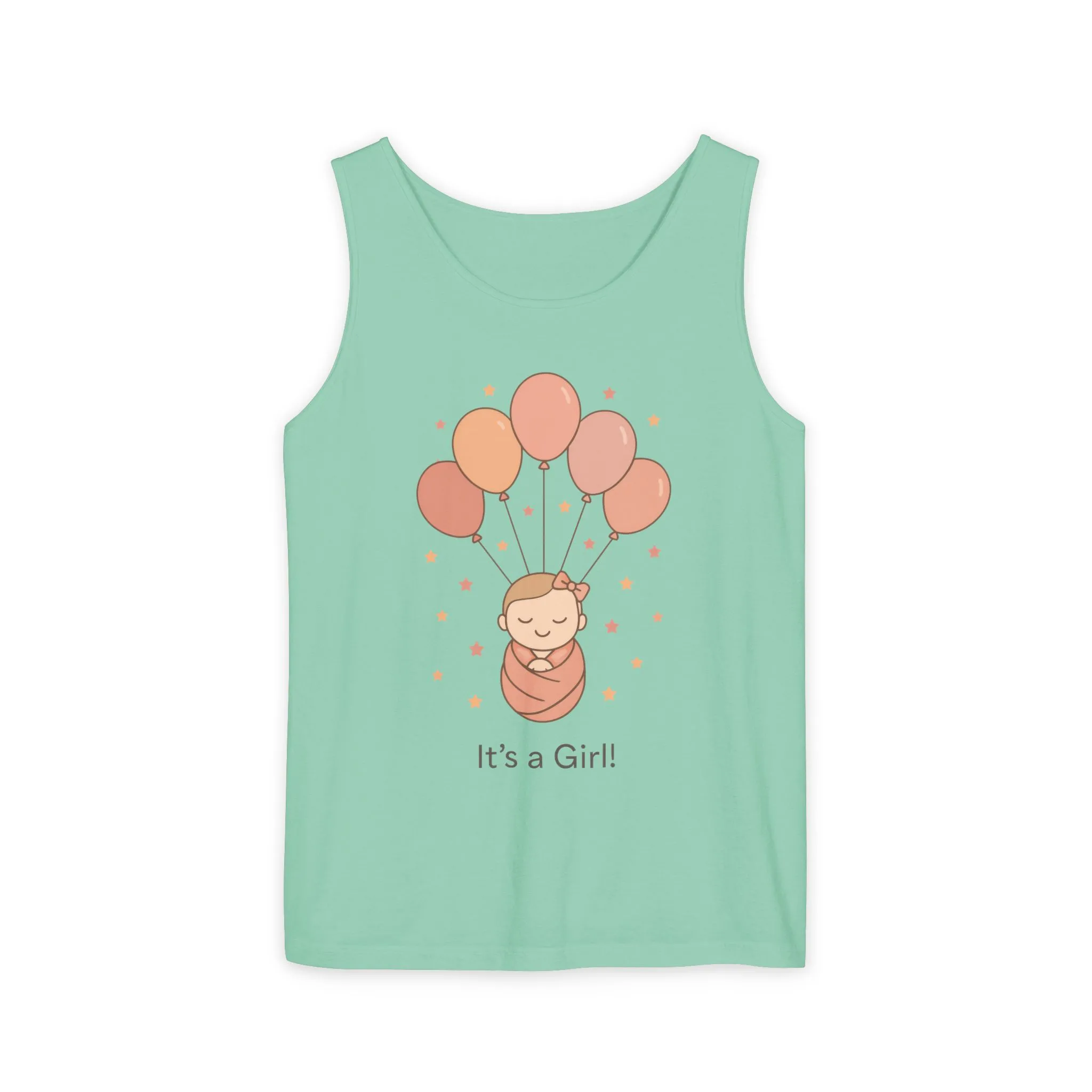 It's a Girl! Baby Shower Tank Top, Baby Girl Pregnancy Announcement Shirt, Gender Reveal Mom To Be Gift, Expecting Baby Shower Top - Image 23