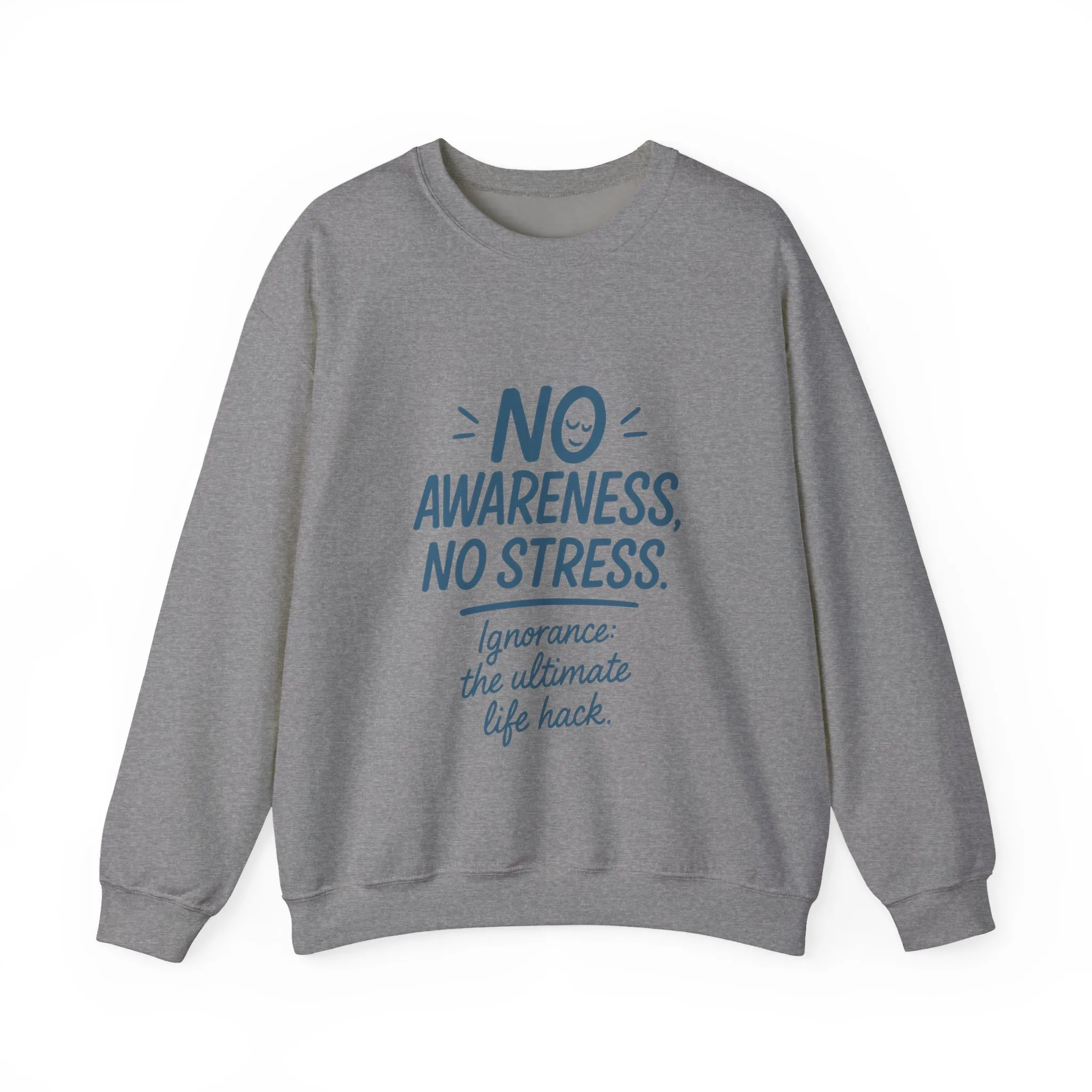 Funny Mens Mindful Crewneck Sweatshirt, Cozy Sweatshirt, Awareness Sweatshirt, Casual Style Gift, Perfect for Self-Care Days - Image 16