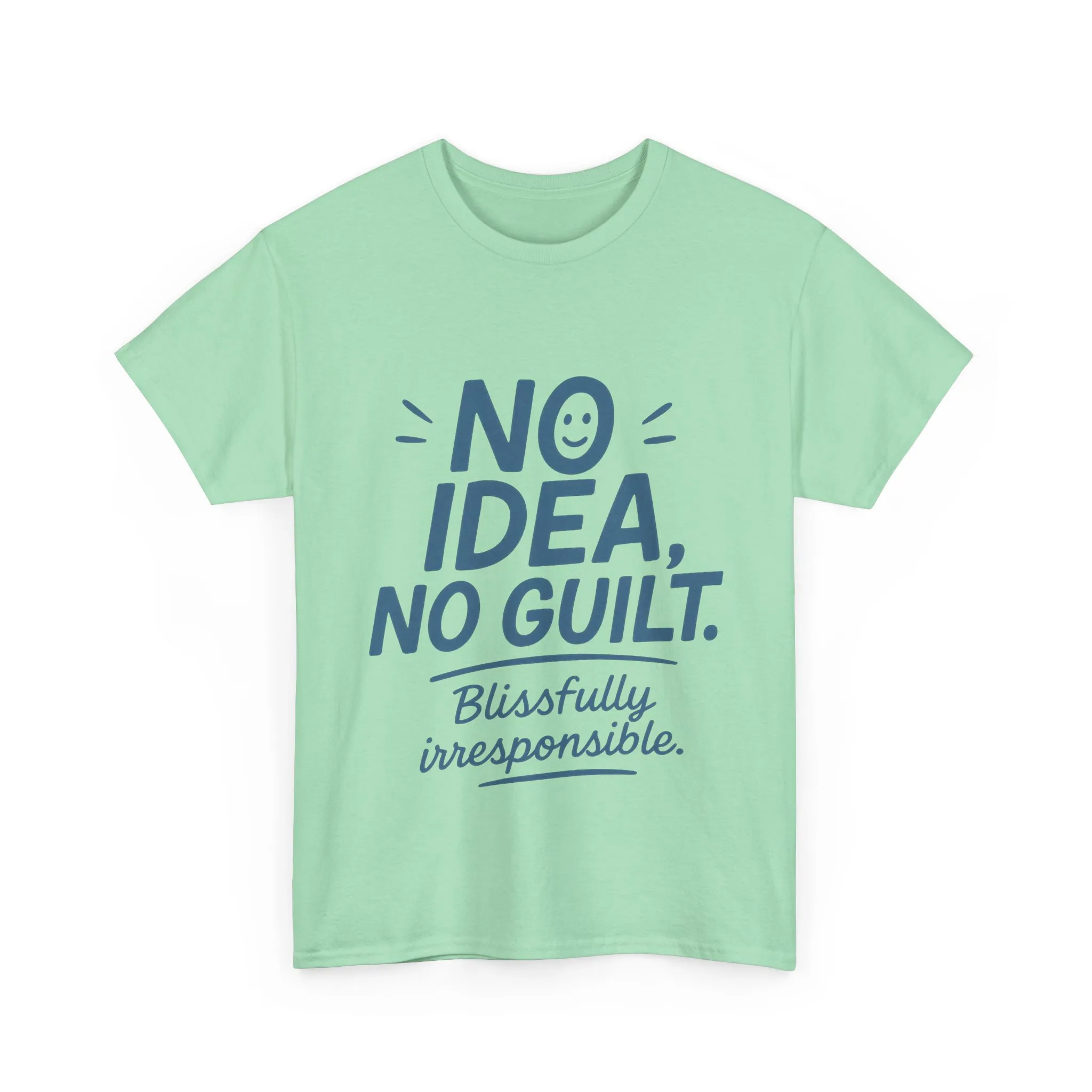Funny No Idea Womens T-Shirt, No Guilt Quote Shirt, Irresponsible Humor Tee, Relaxed Fit Gift for Her, Funny Quote Shirt, Funny Quote Shirt - Image 13