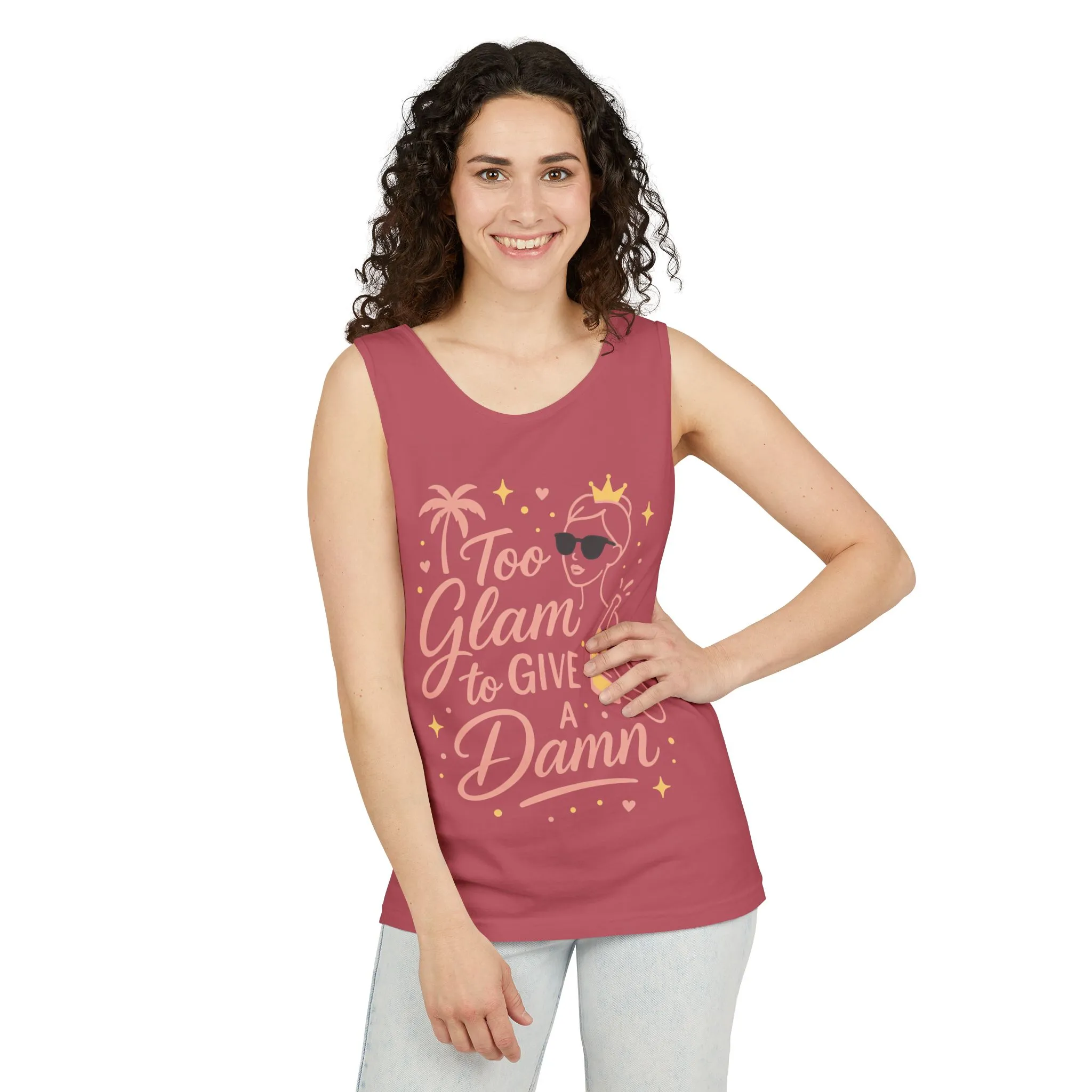 Too Glam to Give a Damn Bridal Party Tank Top, Bachelorette Party Tee, Bridesmaid Wedding Tee, Hen Party Top, Bridal Shower,Bridesmaids Gift - Image 18
