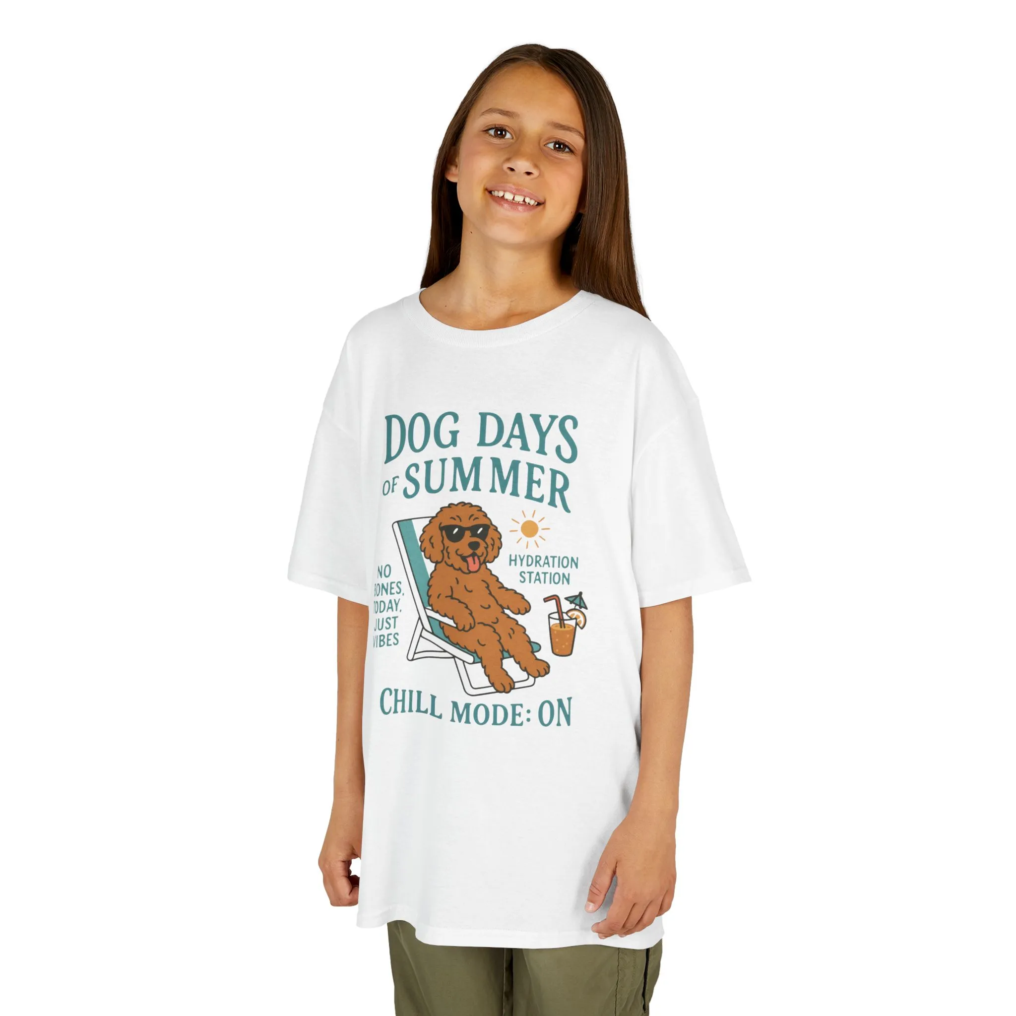 Summer Chill Kids Tee, Fun Playful T-Shirt for Boys & Girls, Perfect for Summer Days, Beach Outings, Gifts, Casual Wear - Image 5