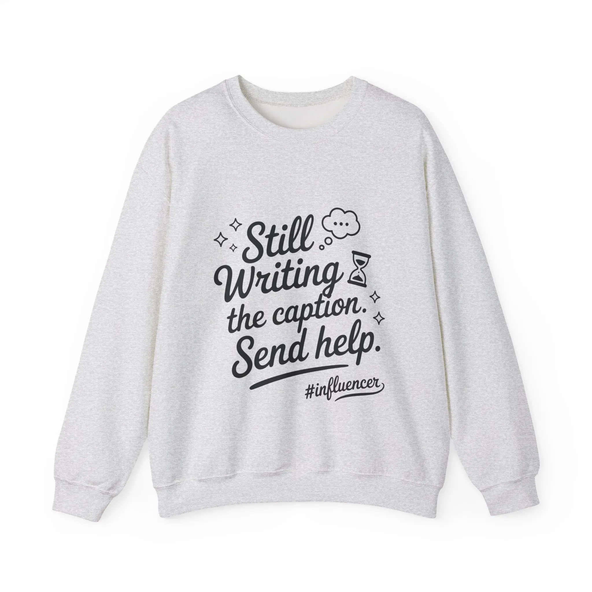 Funny Influencer Womens Sweatshirt, Cozy Oversized Crewneck, Social Media Humor Gift, Influencer Sweatshirt for Writers, social media gift - Image 7