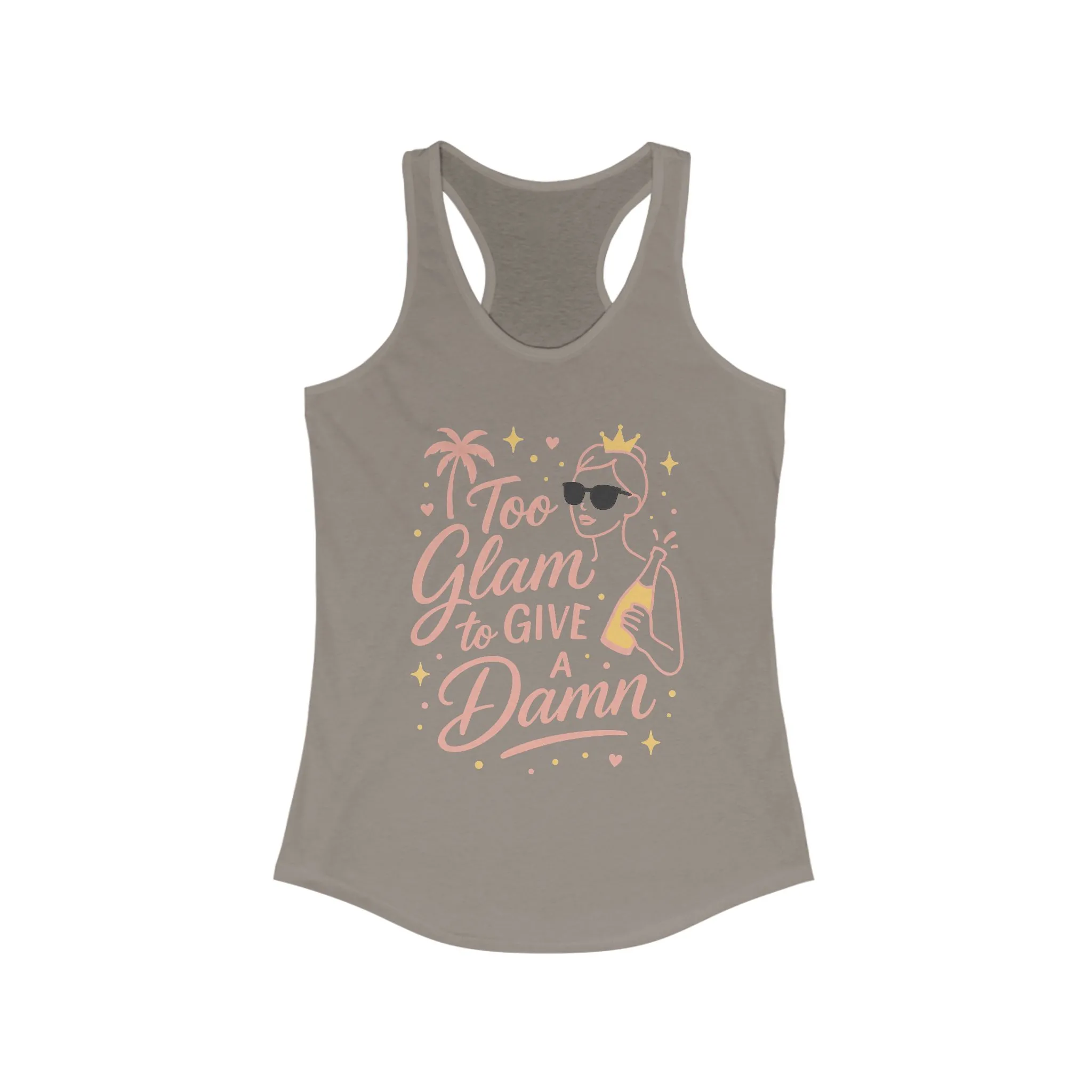 Too Glam to Give a Damn Bridal Party Tank Top, Bachelorette Party Tee, Bridesmaid Wedding Tee, Hen Party Top, Bridal Shower,Bridesmaids Gift - Image 5