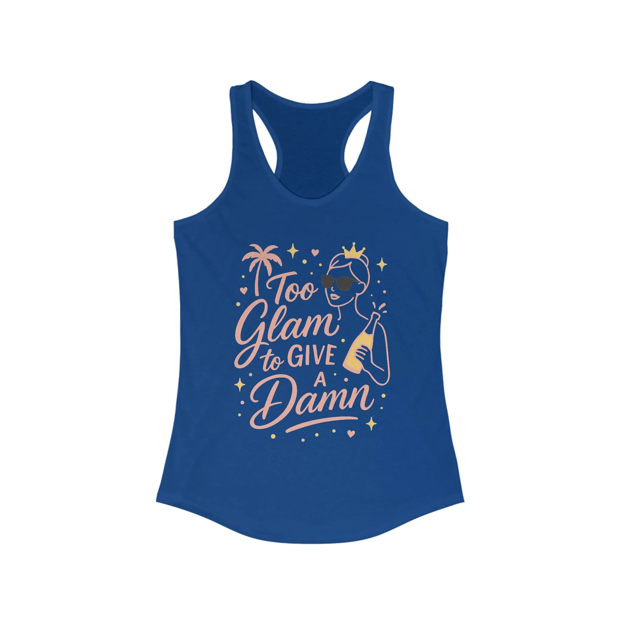 Too Glam to Give a Damn Bridal Party Tank Top, Bachelorette Party Tee, Bridesmaid Wedding Tee, Hen Party Top, Bridal Shower,Bridesmaids Gift - Image 7