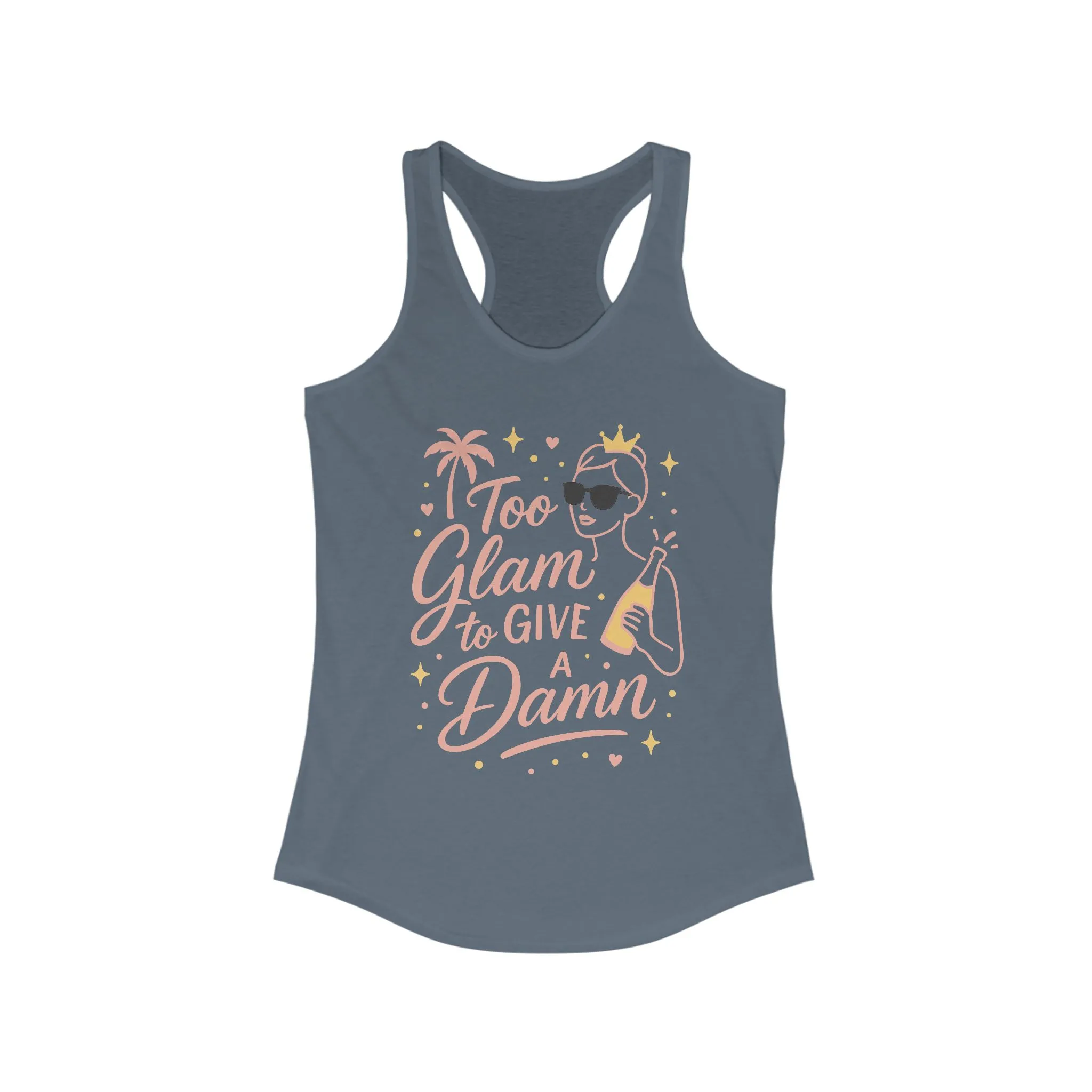 Too Glam to Give a Damn Bridal Party Tank Top, Bachelorette Party Tee, Bridesmaid Wedding Tee, Hen Party Top, Bridal Shower,Bridesmaids Gift