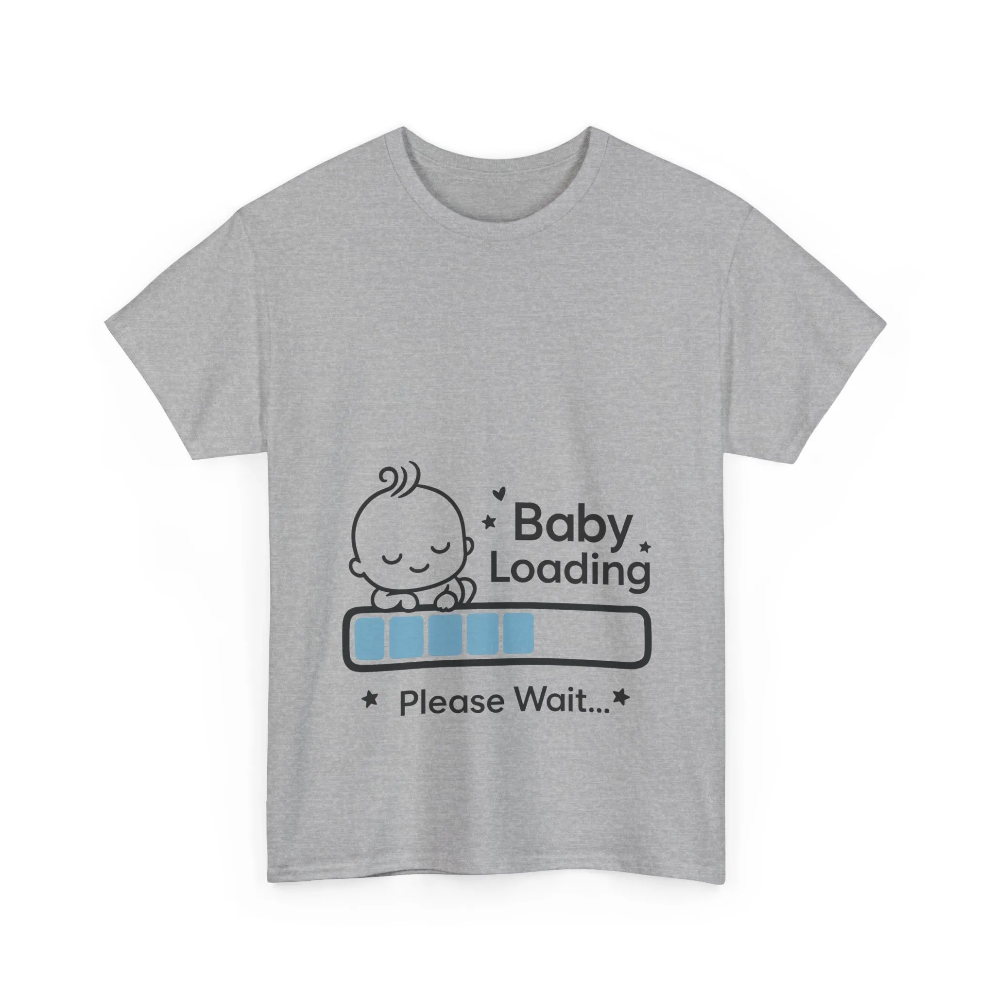 Baby Loading Maternity T-Shirt, Funny Pregnancy Announcement Tee, Mom To Be Gift, Expecting Baby Tee, Pregnancy Reveal Top, Baby Shower Gift - Image 7