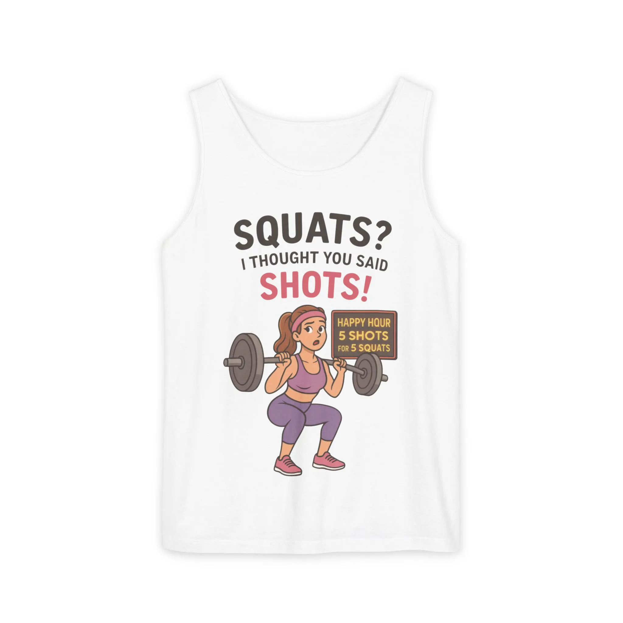 Funny Gym Womens Tank Top, Workout Humor Tee for Fitness Lovers, Gift for Gym Lovers, Activewear, Workout Gear, Gym Workout Shirt - Image 3