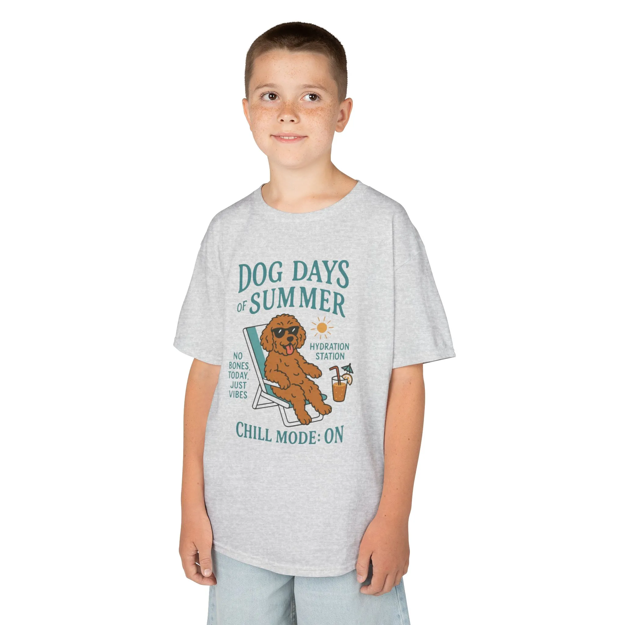 Summer Chill Kids Tee, Fun Playful T-Shirt for Boys & Girls, Perfect for Summer Days, Beach Outings, Gifts, Casual Wear - Image 9