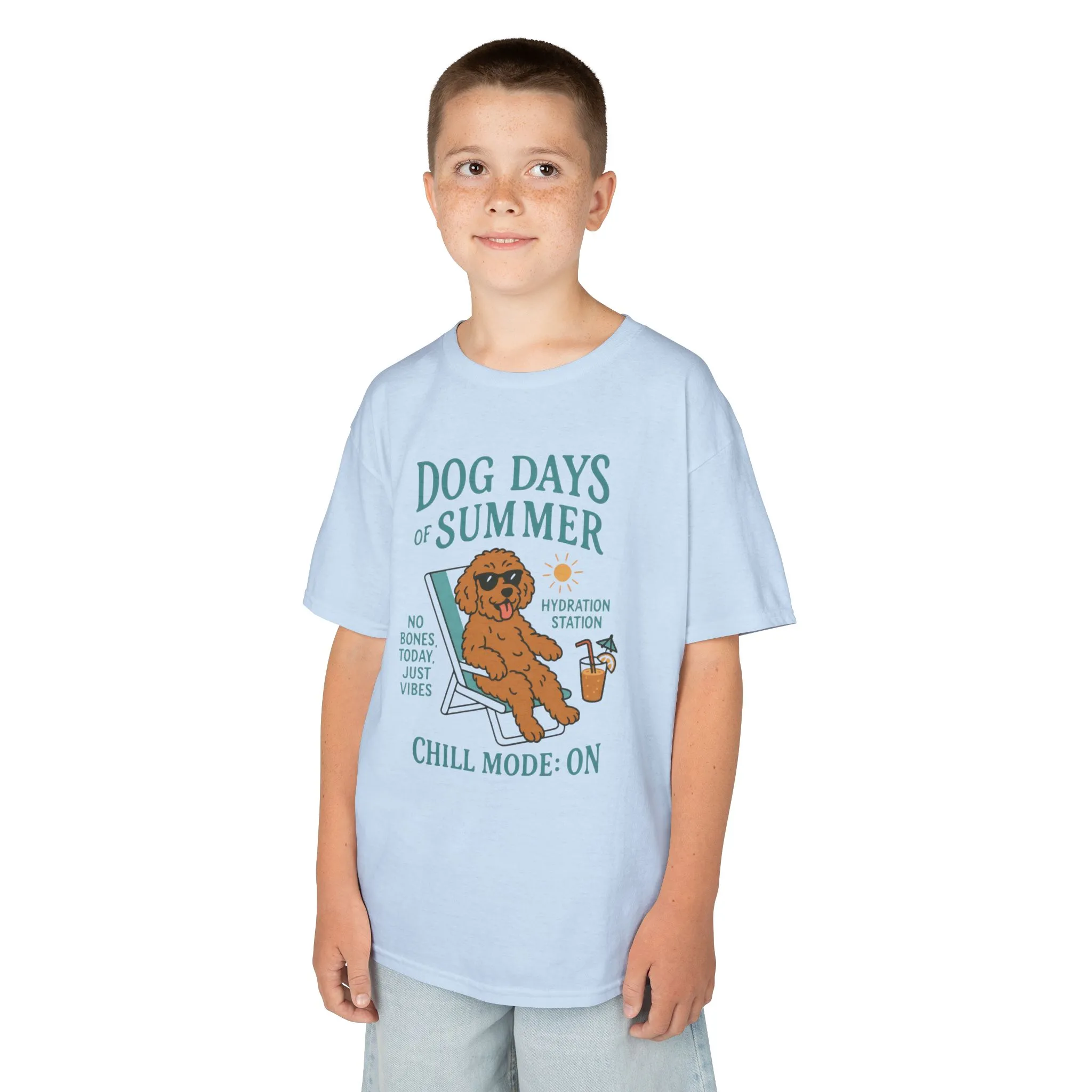Summer Chill Kids Tee, Fun Playful T-Shirt for Boys & Girls, Perfect for Summer Days, Beach Outings, Gifts, Casual Wear - Image 18