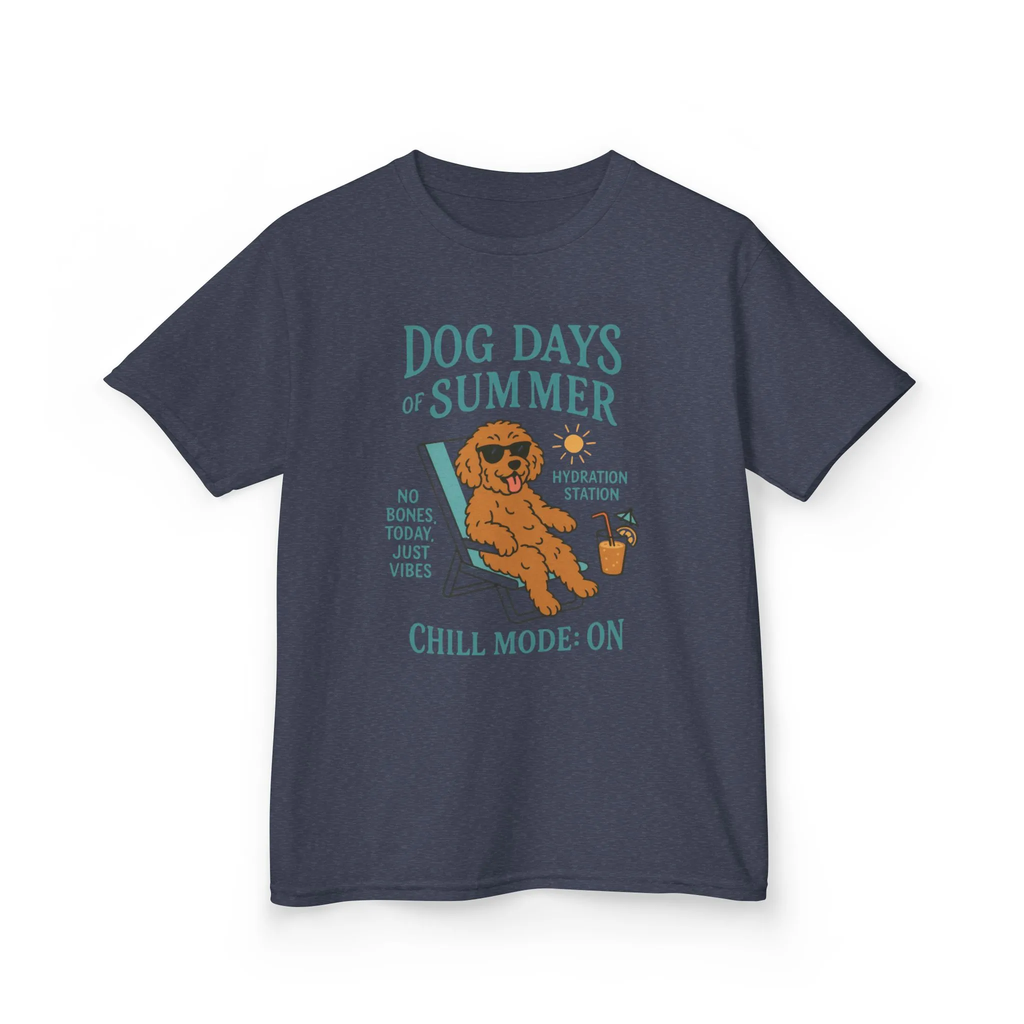 Summer Chill Kids Tee, Fun Playful T-Shirt for Boys & Girls, Perfect for Summer Days, Beach Outings, Gifts, Casual Wear