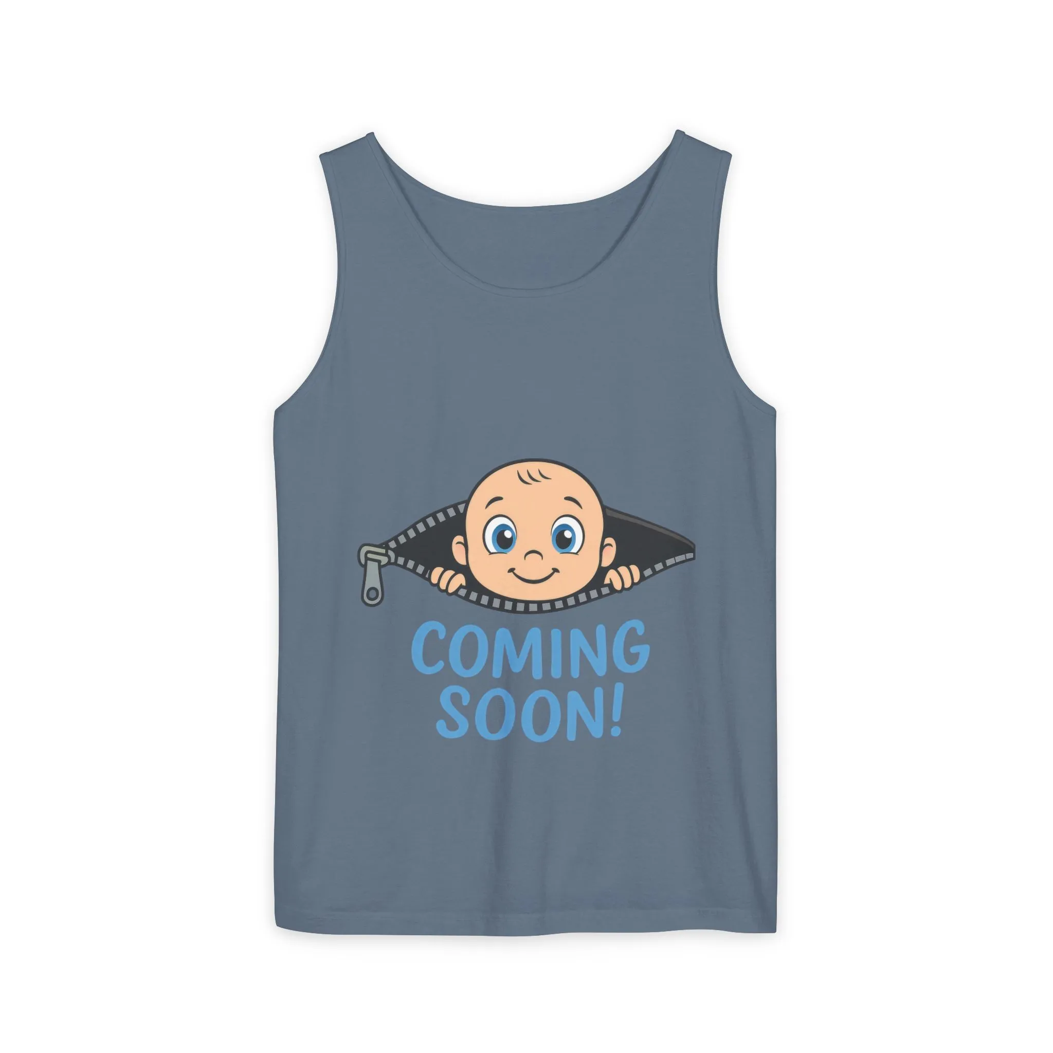Coming Soon Maternity Tank Top, Cute Baby Boy Pregnancy Announcement Tee, Funny Expecting Mom Gift, Gender Reveal Tee, Baby Shower Top - Image 25