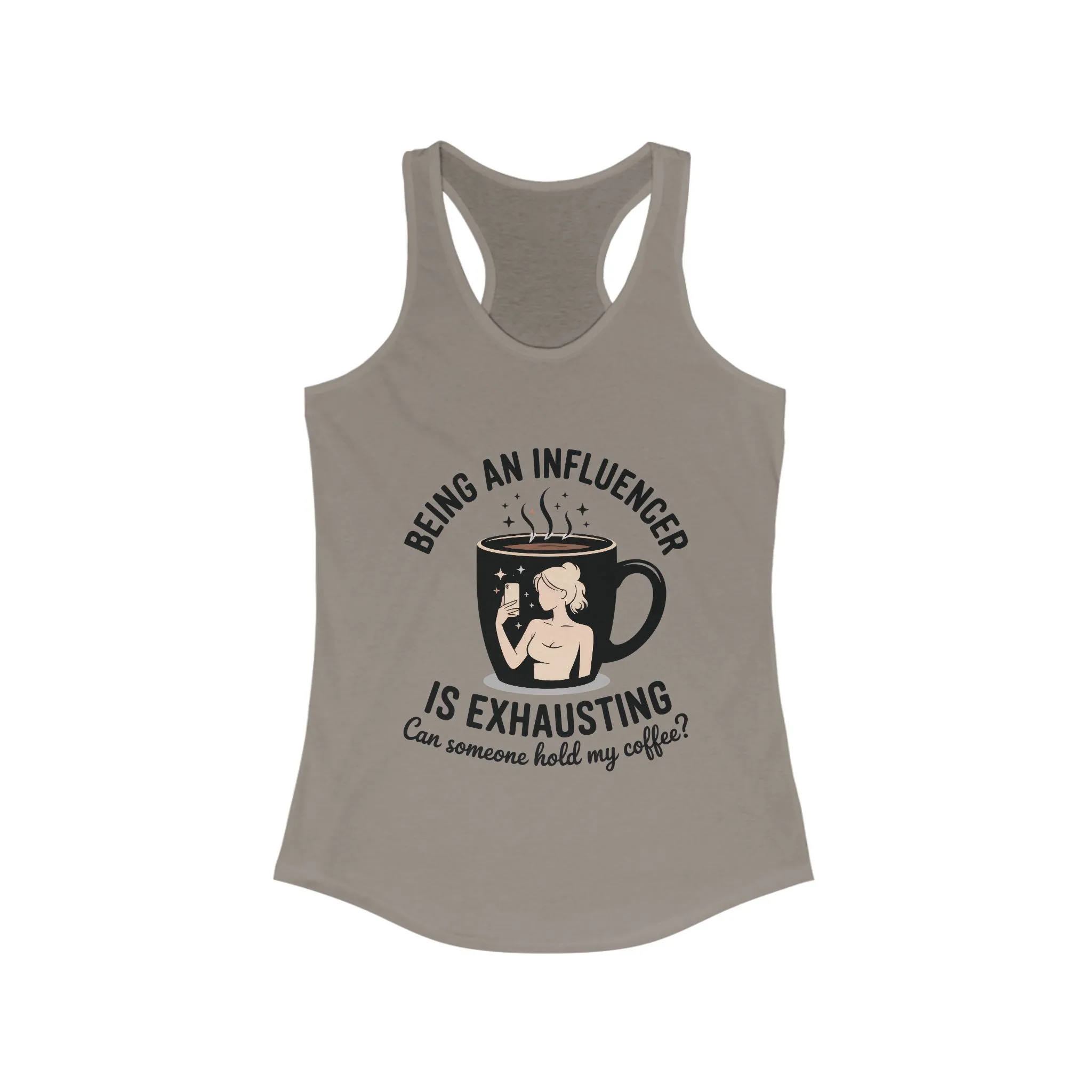 Social Media Humor Tank Top, Funny Influencer Tank Top, Content Creators, instagram girl top, tiktok fashion, Perfect for Coffee Lovers - Image 7