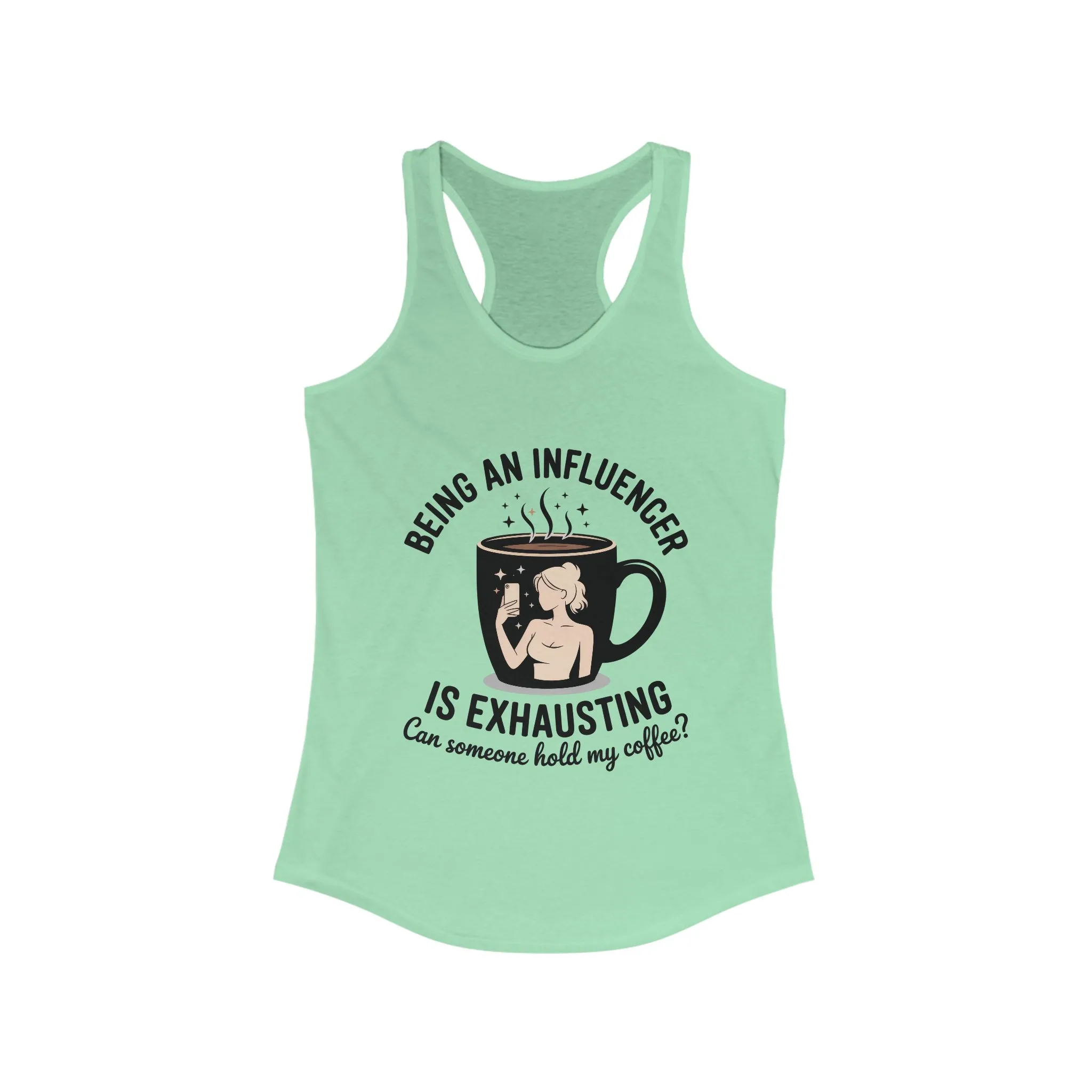 Social Media Humor Tank Top, Funny Influencer Tank Top, Content Creators, instagram girl top, tiktok fashion, Perfect for Coffee Lovers - Image 9