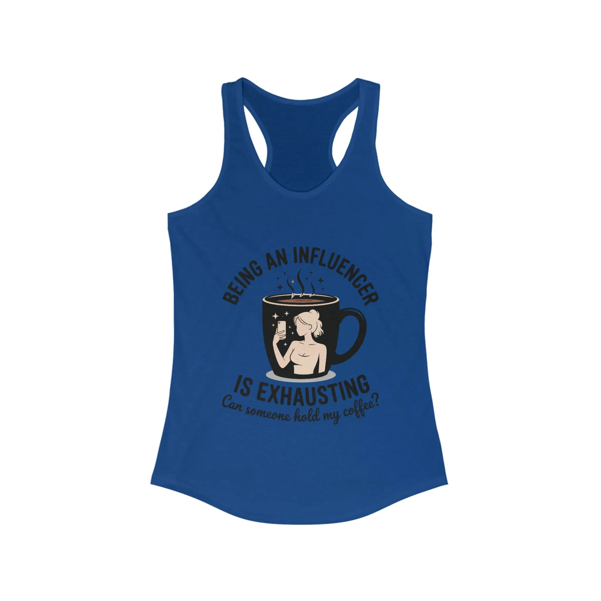 Social Media Humor Tank Top, Funny Influencer Tank Top, Content Creators, instagram girl top, tiktok fashion, Perfect for Coffee Lovers - Image 13