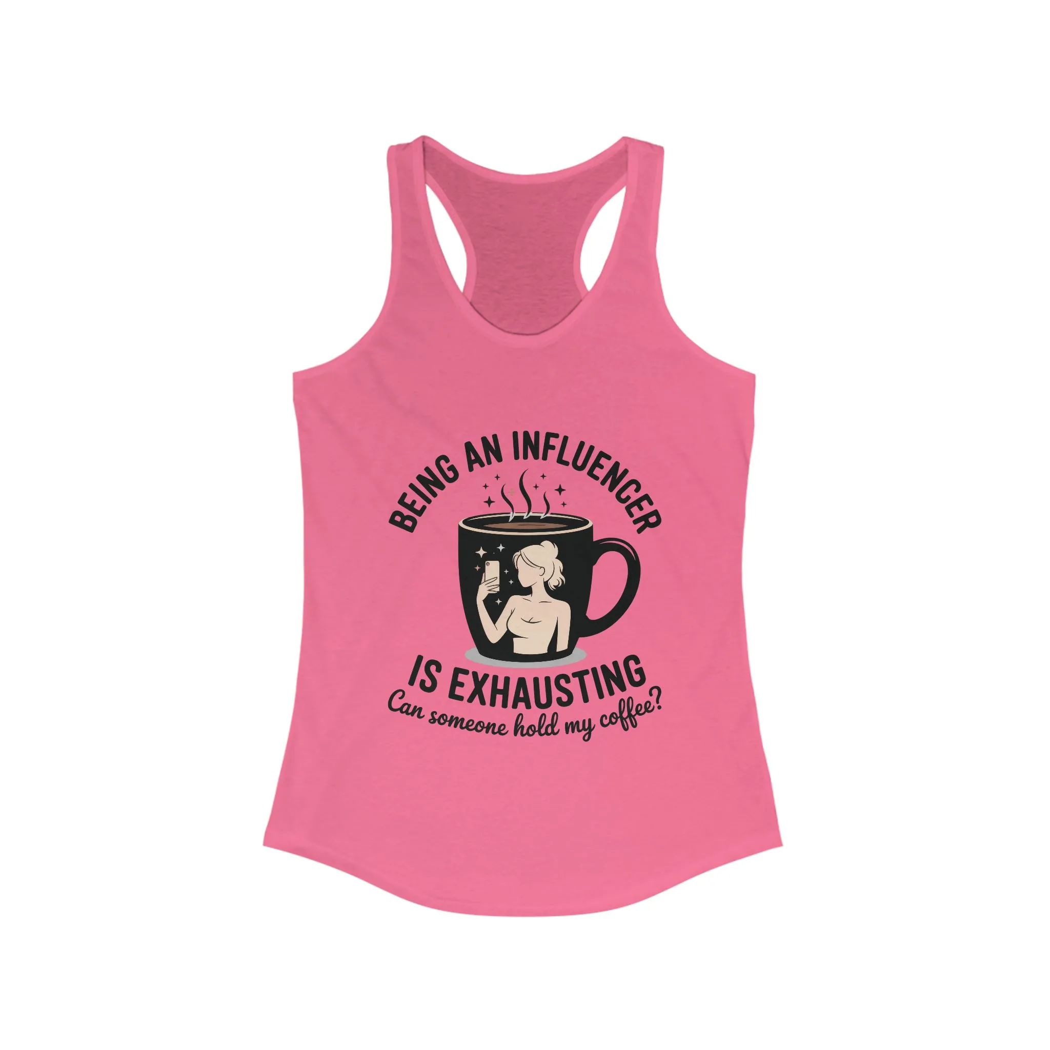 Social Media Humor Tank Top, Funny Influencer Tank Top, Content Creators, instagram girl top, tiktok fashion, Perfect for Coffee Lovers - Image 15