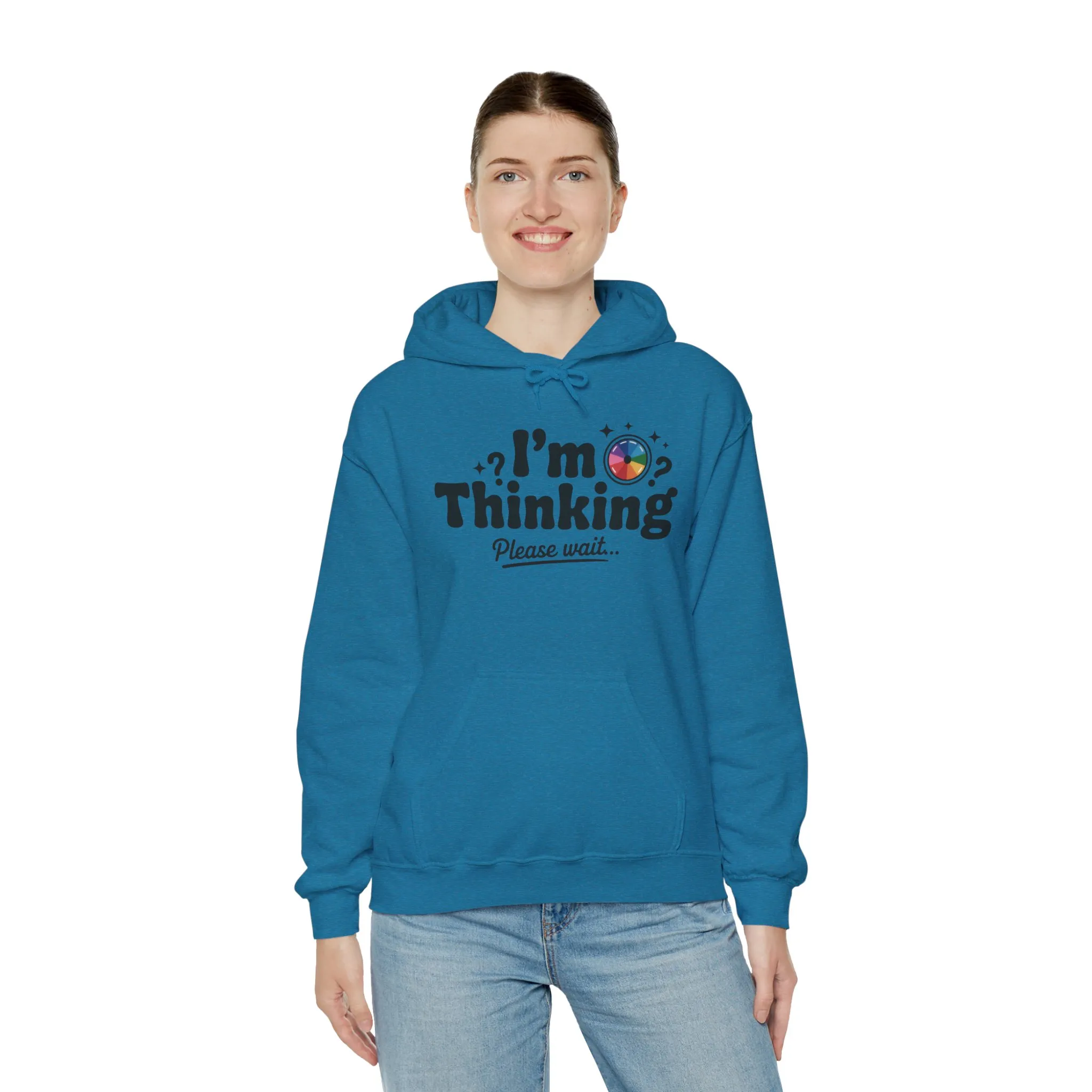 Playful Thinking Womens Hooded Sweatshirt, Womens Hoodie, Brainstorming Buddy, Thoughtful Gift, Cute Geeky Gift for Introverts, Programmers - Image 33