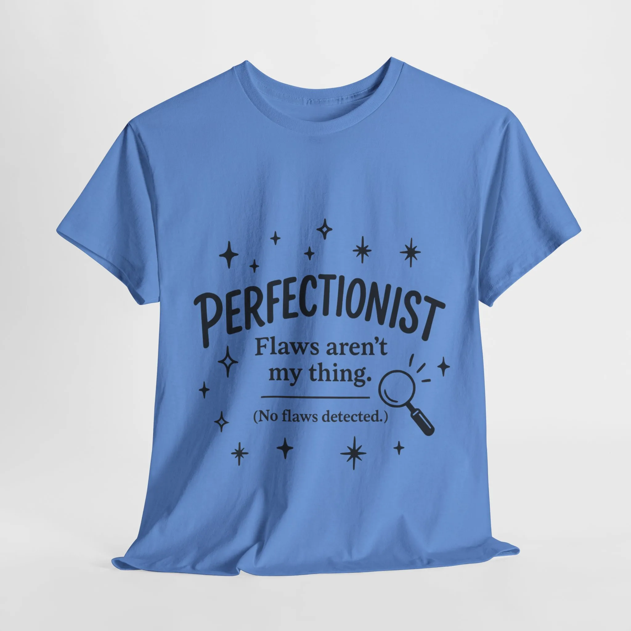 Funny Perfectionist T-Shirt for Women, No Flaws Detected Graphic Tee, Minimalist Humor Shirt, Gift for OCD, Flawless Queen - Image 19