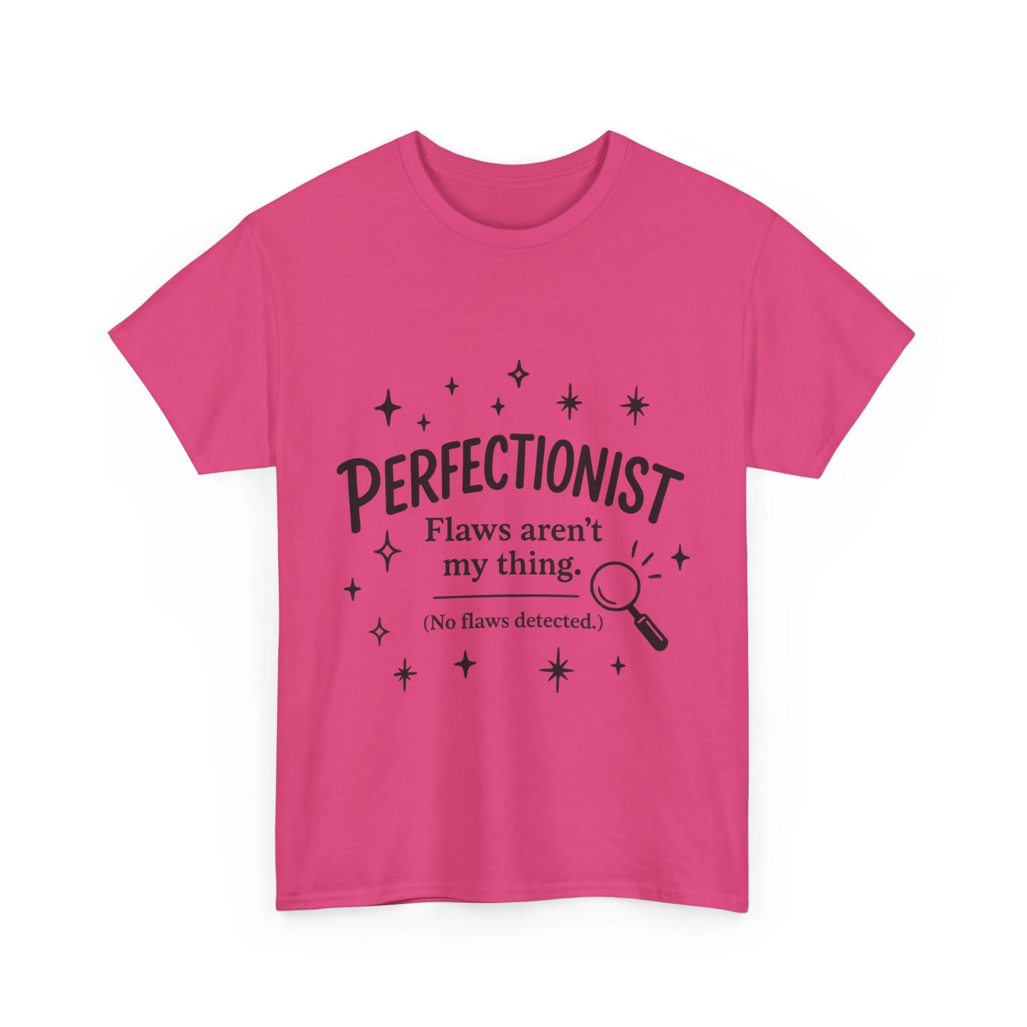 Funny Perfectionist T-Shirt for Women, No Flaws Detected Graphic Tee, Minimalist Humor Shirt, Gift for OCD, Flawless Queen - Image 34