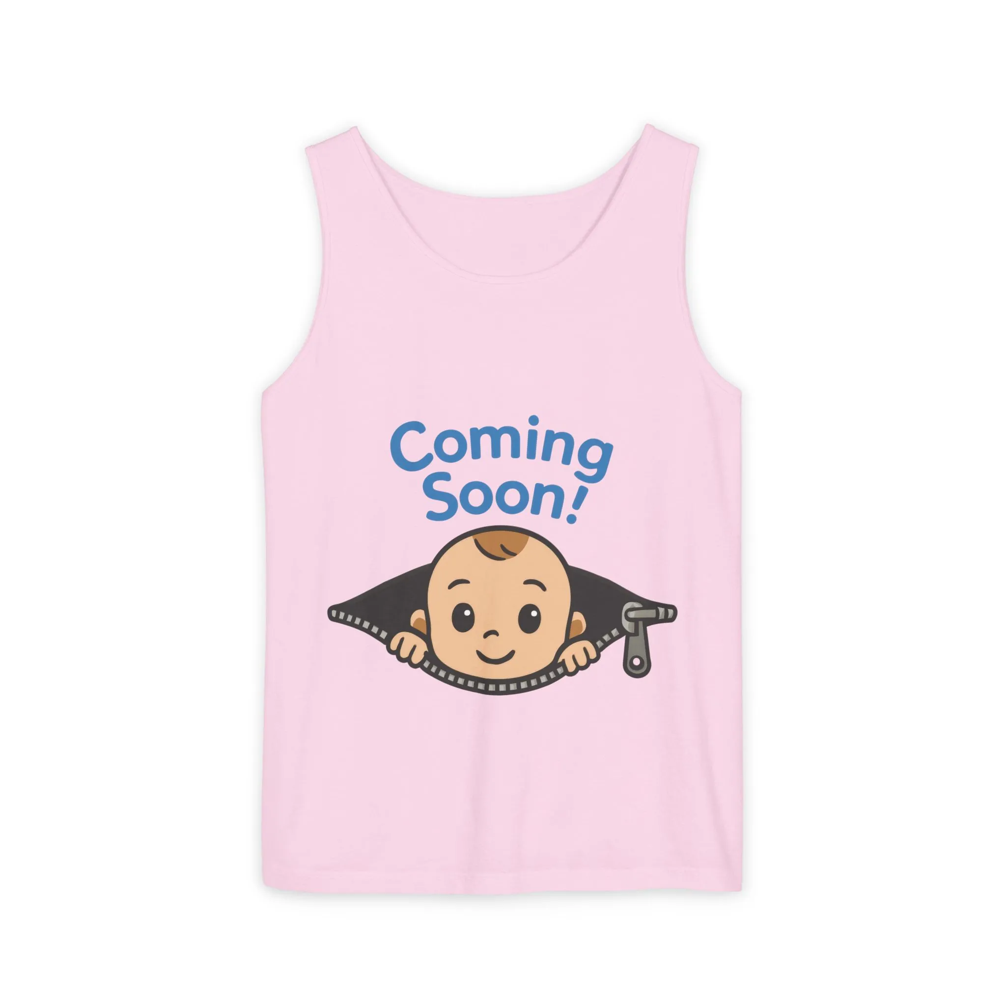Coming Soon Maternity Tank Top, Cute Baby Boy Pregnancy Announcement Tee, Funny Expecting Mom Gift, Gender Reveal Tee, Baby Shower Top - Image 25