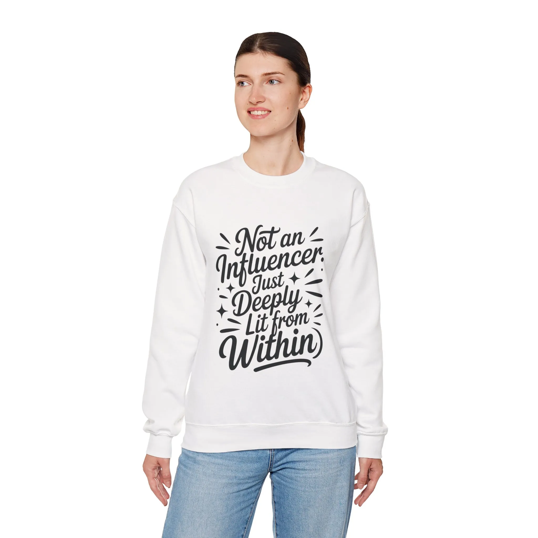 Funny Womens Crewneck Sweatshirt, Sarcastic Motivational shirt, influencer sweater, instagram girl top, witty girl shirt, tiktok fashion - Image 6