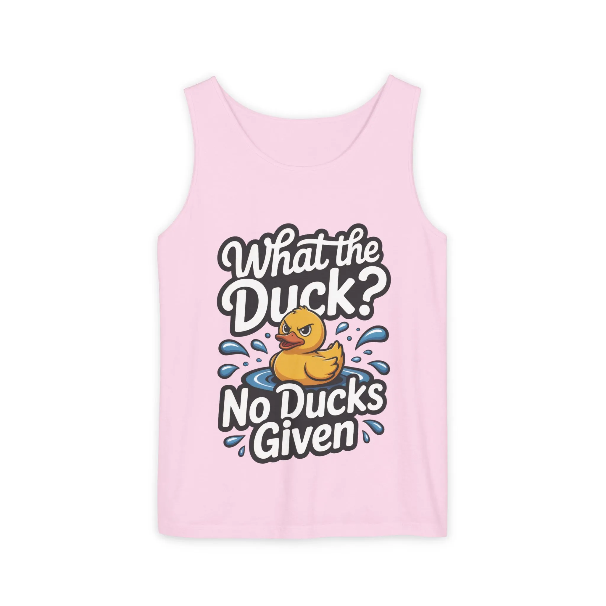 What The Duck Funny Womens Tank Top, No Ducks Given Tee, Sarcastic Duck Tee, Rubber Duck Graphic Tank, Humor Gift For Her,Beach Party Outfit - Image 15