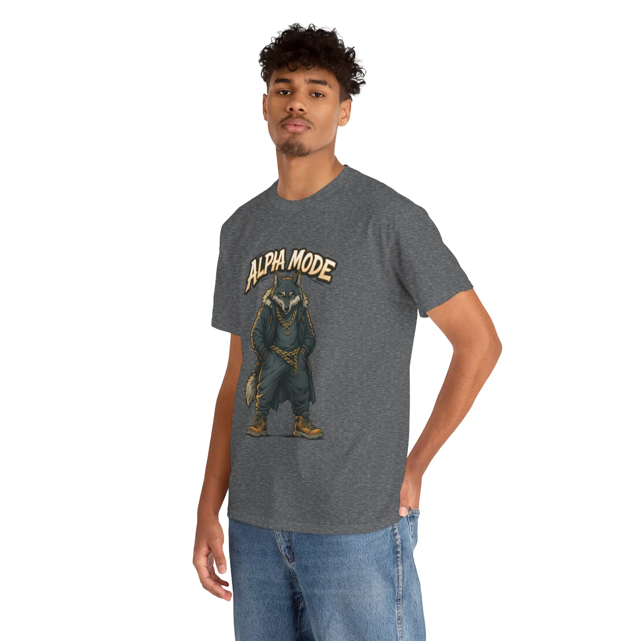 Alpha Mode Wolf Shirt, Mens Streetwear Graphic Tee, Hip Hop Wolf T-Shirt, Alpha Male Power Shirt, Cool Urban Wolf Gift, Trendy Summer Shirt - Image 21