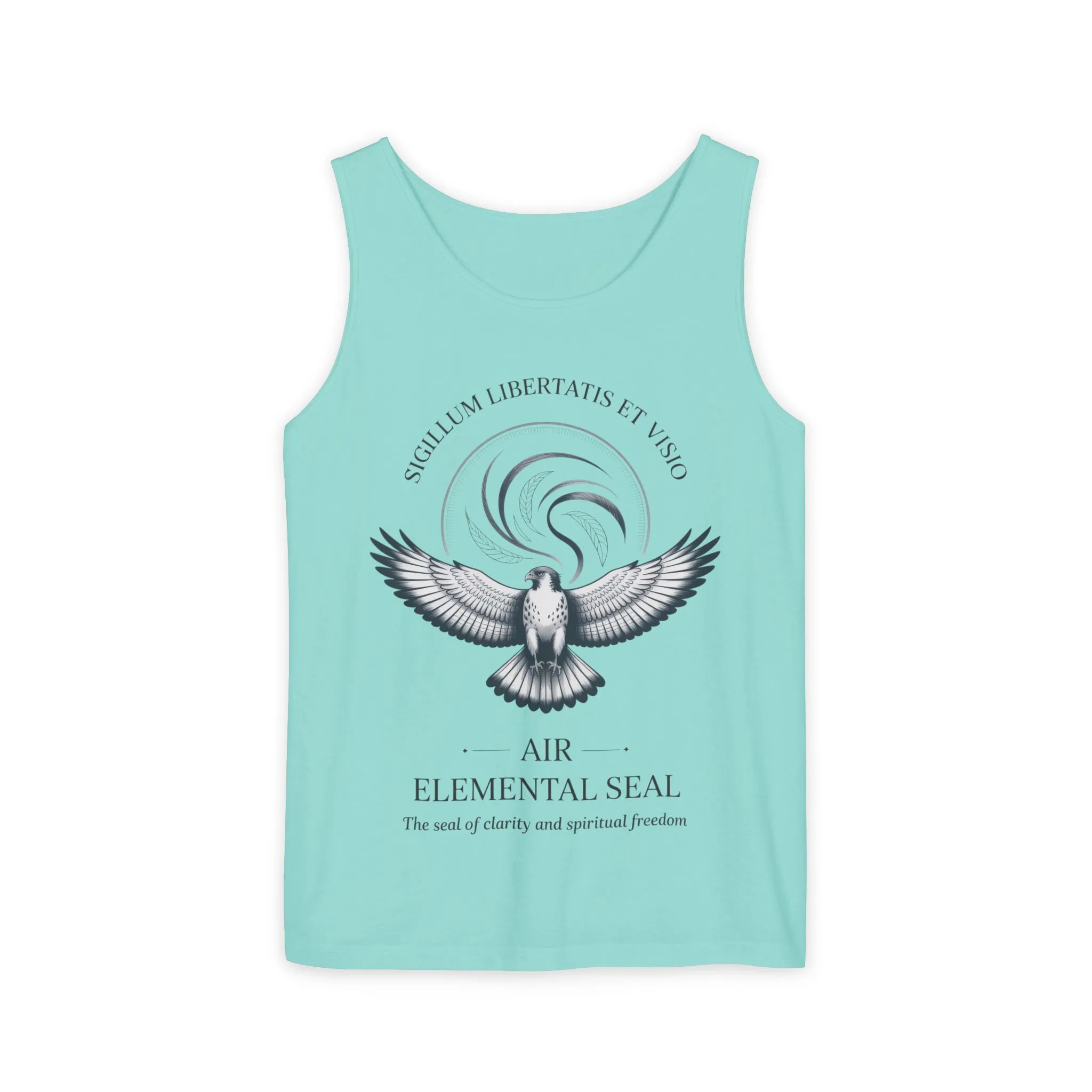 Air Elemental Seal Tank Top, Clarity & Spiritual Freedom Symbol Tee, Unisex Elemental Shirt, Vision Totem Gift, Spiritual Gift - Image 16