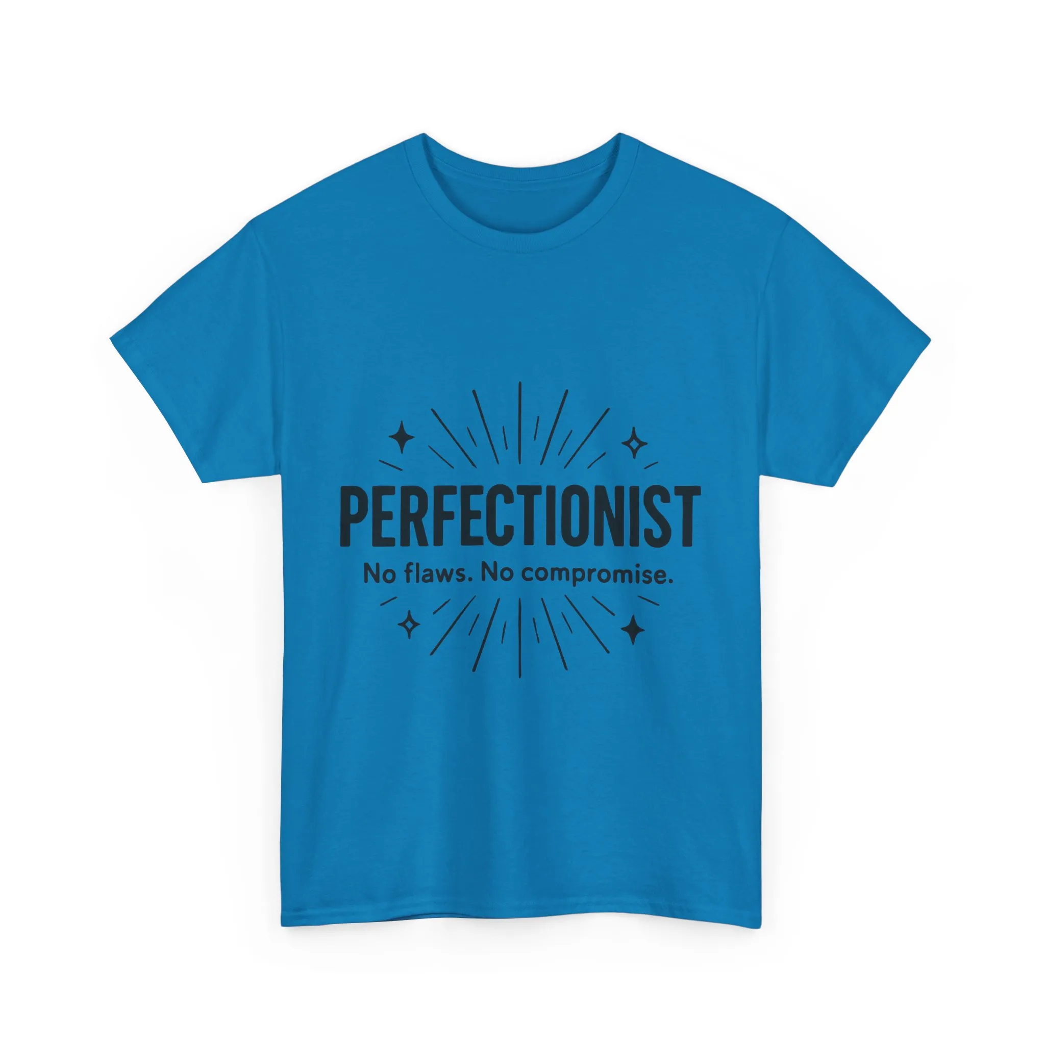 Mens Perfectionist T-Shirt, No Flaws No Compromise, Minimal Bold Graphic Tee, Gift for OCD, Clean Freak, or Detail-Oriented Men - Image 22