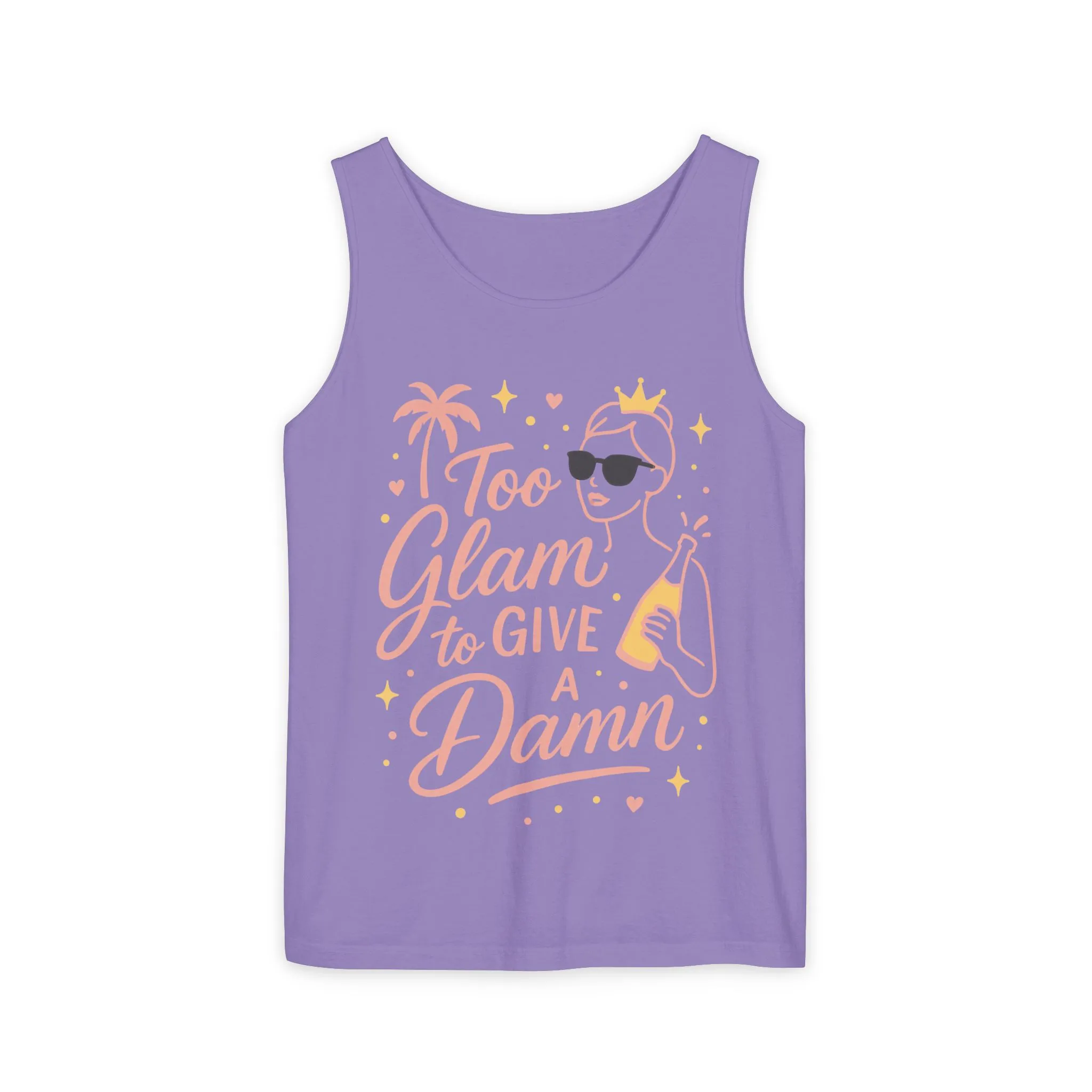 Too Glam to Give a Damn Bridal Party Tank Top, Bachelorette Party Tee, Bridesmaid Wedding Tee, Hen Party Top, Bridal Shower,Bridesmaids Gift - Image 13