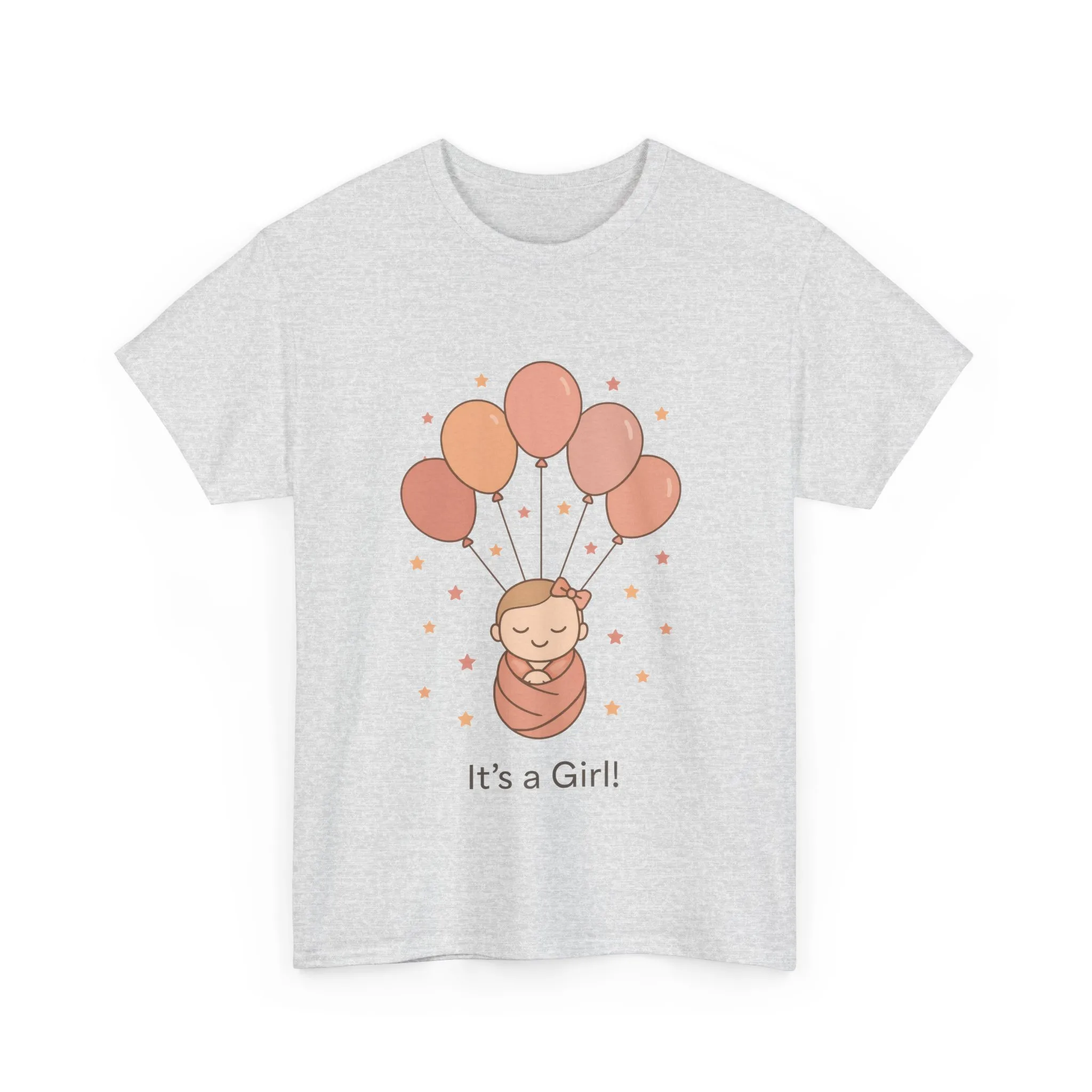 Its a Girl Maternity T-Shirt, Baby Girl Pregnancy Announcement Shirt,Mom To Be Gift, Gender Reveal Tee, Baby Shower Top, Gender Reveal Party - Image 7
