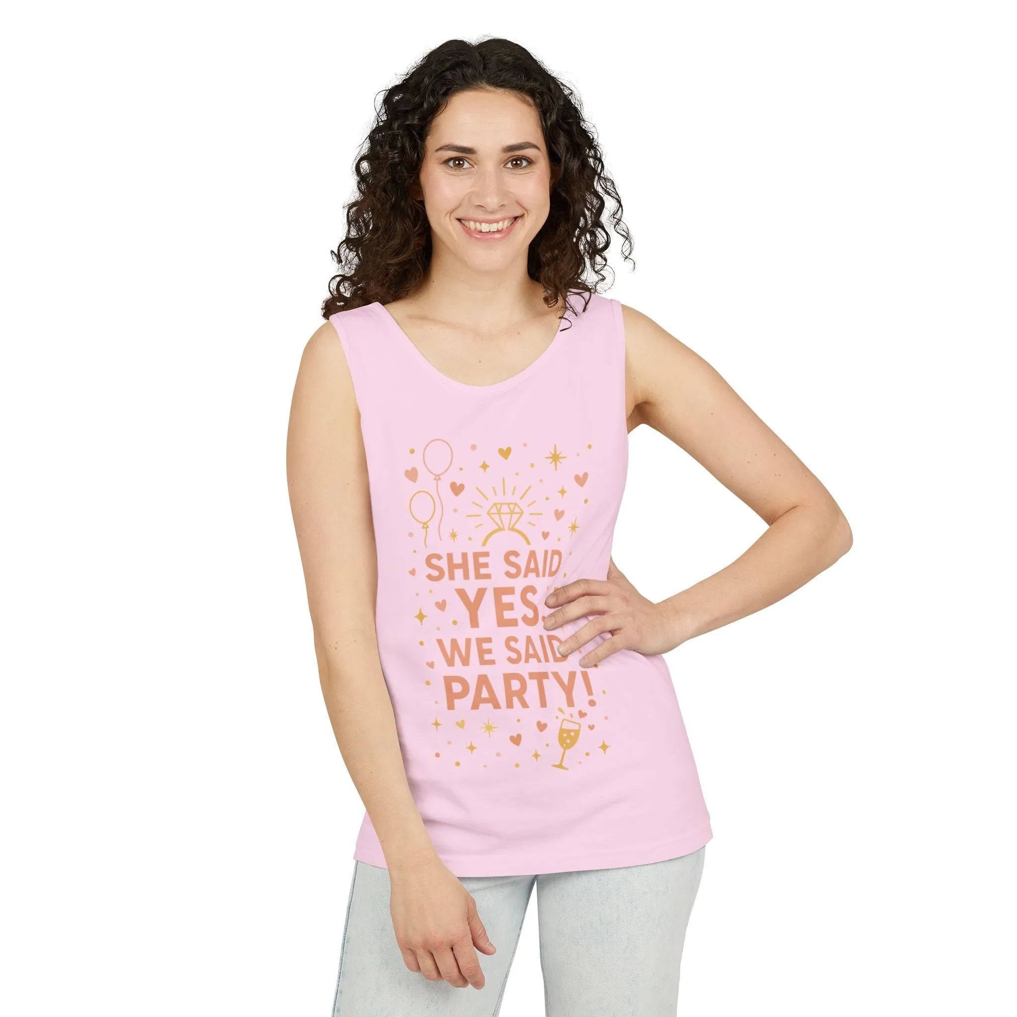 Bridal Party Tank Top, Bachelorette Party Tee, Bridesmaid Wedding Tee, Hen Party Tank, Bridal Shower, Bridesmaids Gift - Image 18