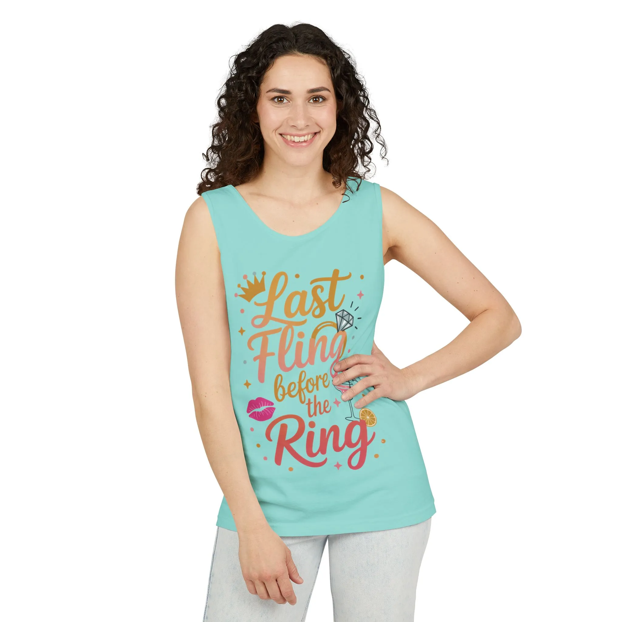 Last Fling Before the Ring T-Shirt, Bachelorette Party Tee, Bridesmaid Wedding Tee, Hen Party Shirts, Bridal Shower, Bridesmaids Gift - Image 20