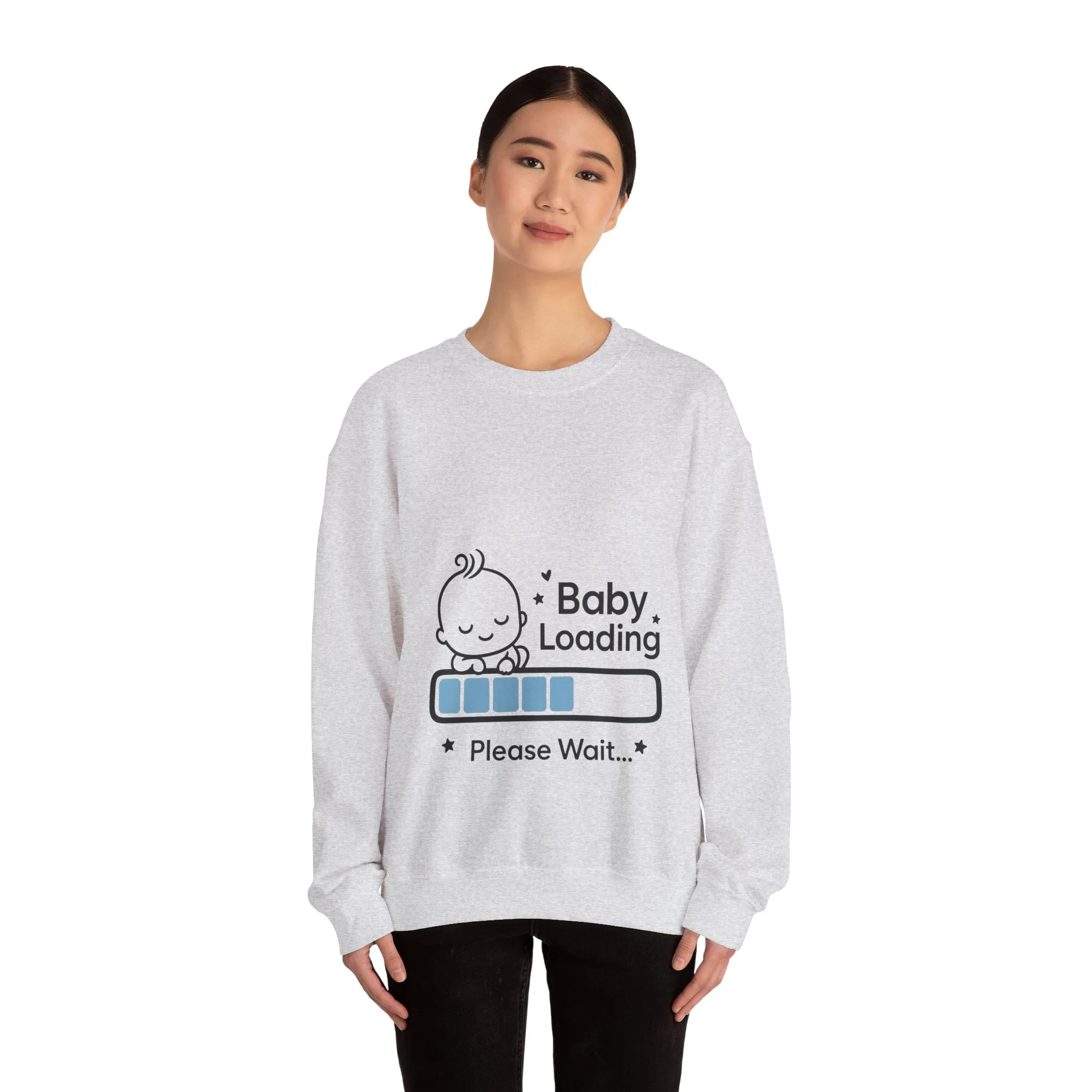 Baby Loading Maternity Sweatshirt, Pregnancy Announcement Shirt, Mom To Be Gift, Expecting Baby Gift, Pregnancy Reveal Top, Baby Shower Gift - Image 5
