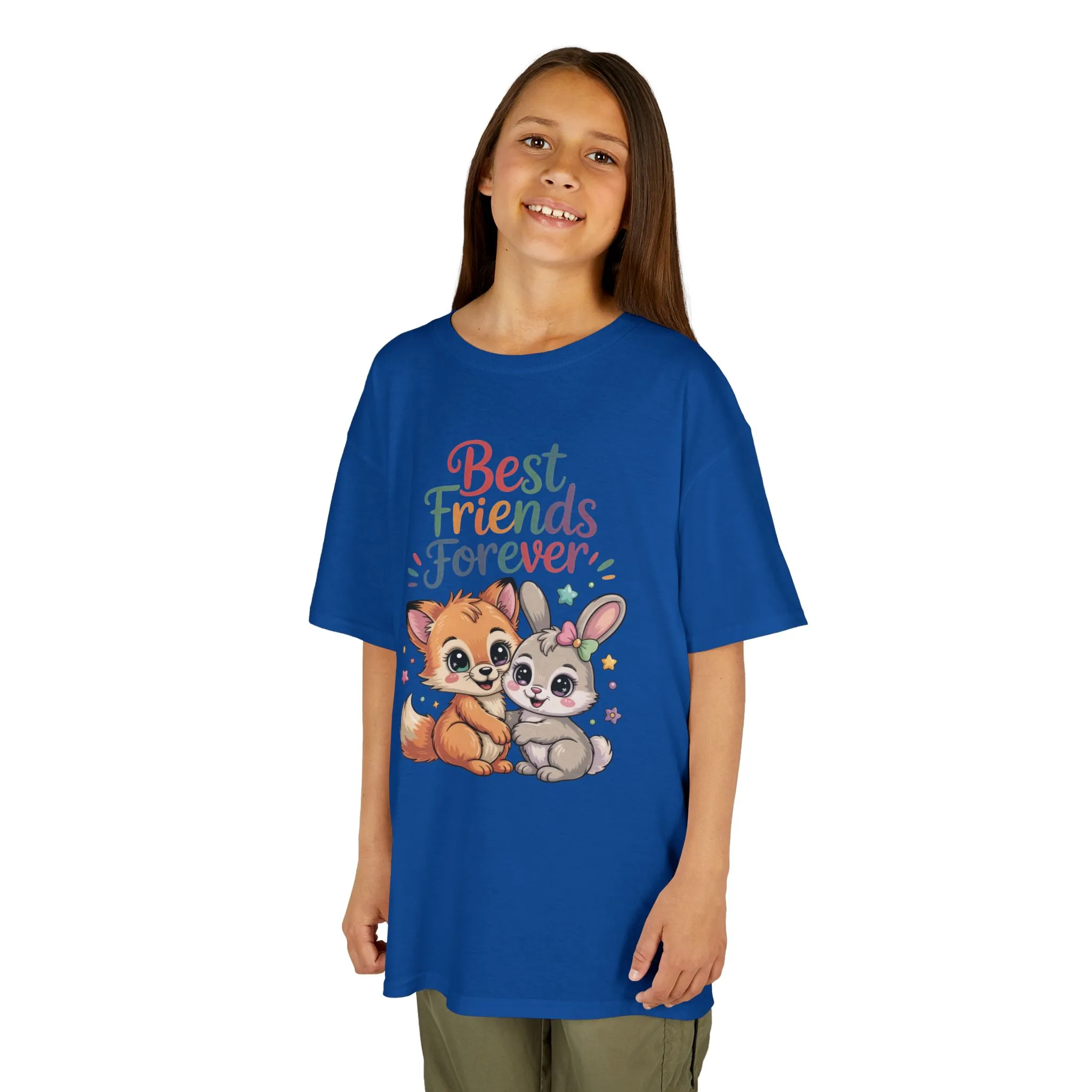 Kids Animal Friends Tee - Best Friends Forever Shirt, Gift for Kids, Toddler T-Shirt, Cute Animal Design, Birthday Gift, Summer Wear - Image 10