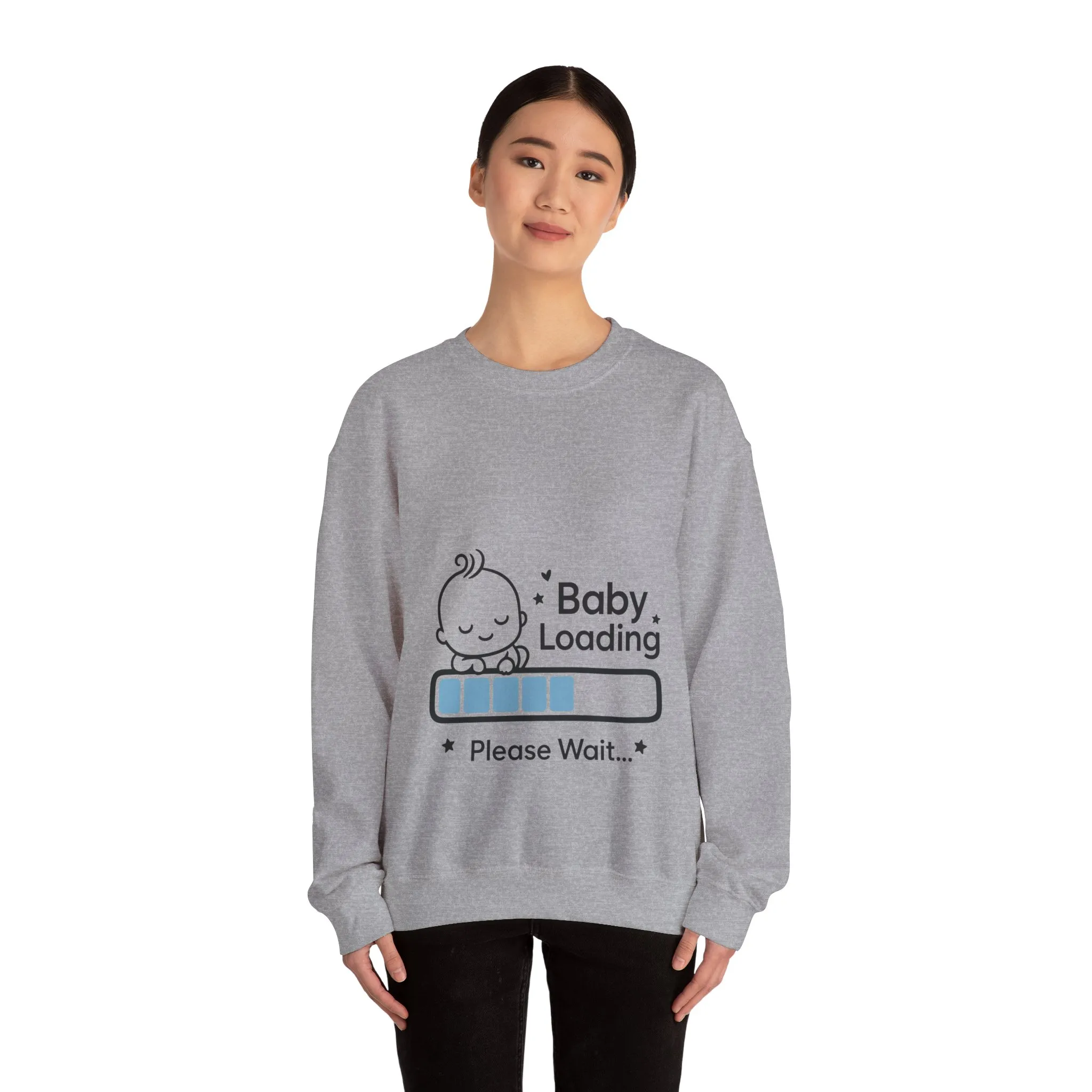 Baby Loading Maternity Sweatshirt, Pregnancy Announcement Shirt, Mom To Be Gift, Expecting Baby Gift, Pregnancy Reveal Top, Baby Shower Gift - Image 8